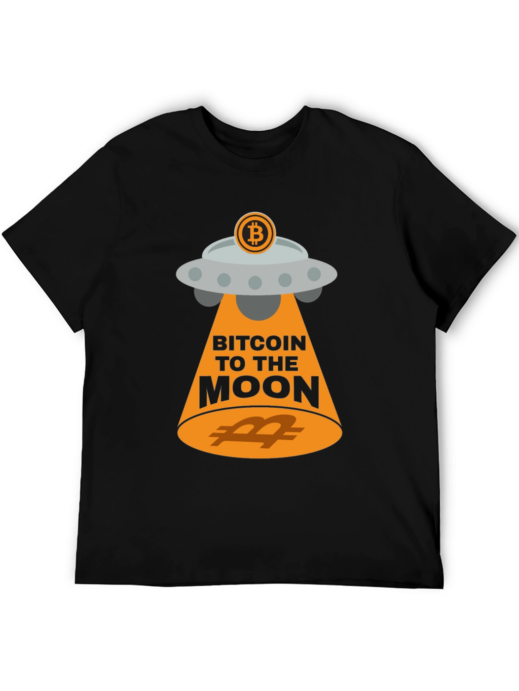 Bitcoin to the Moon Graphic T-Shirt