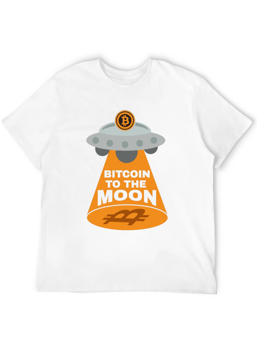 Bitcoin to the Moon Graphic T-Shirt