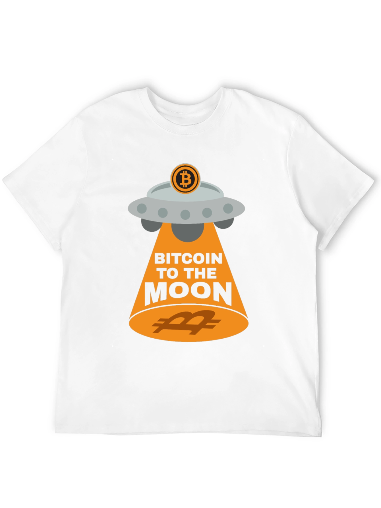 Bitcoin to the Moon Graphic T-Shirt