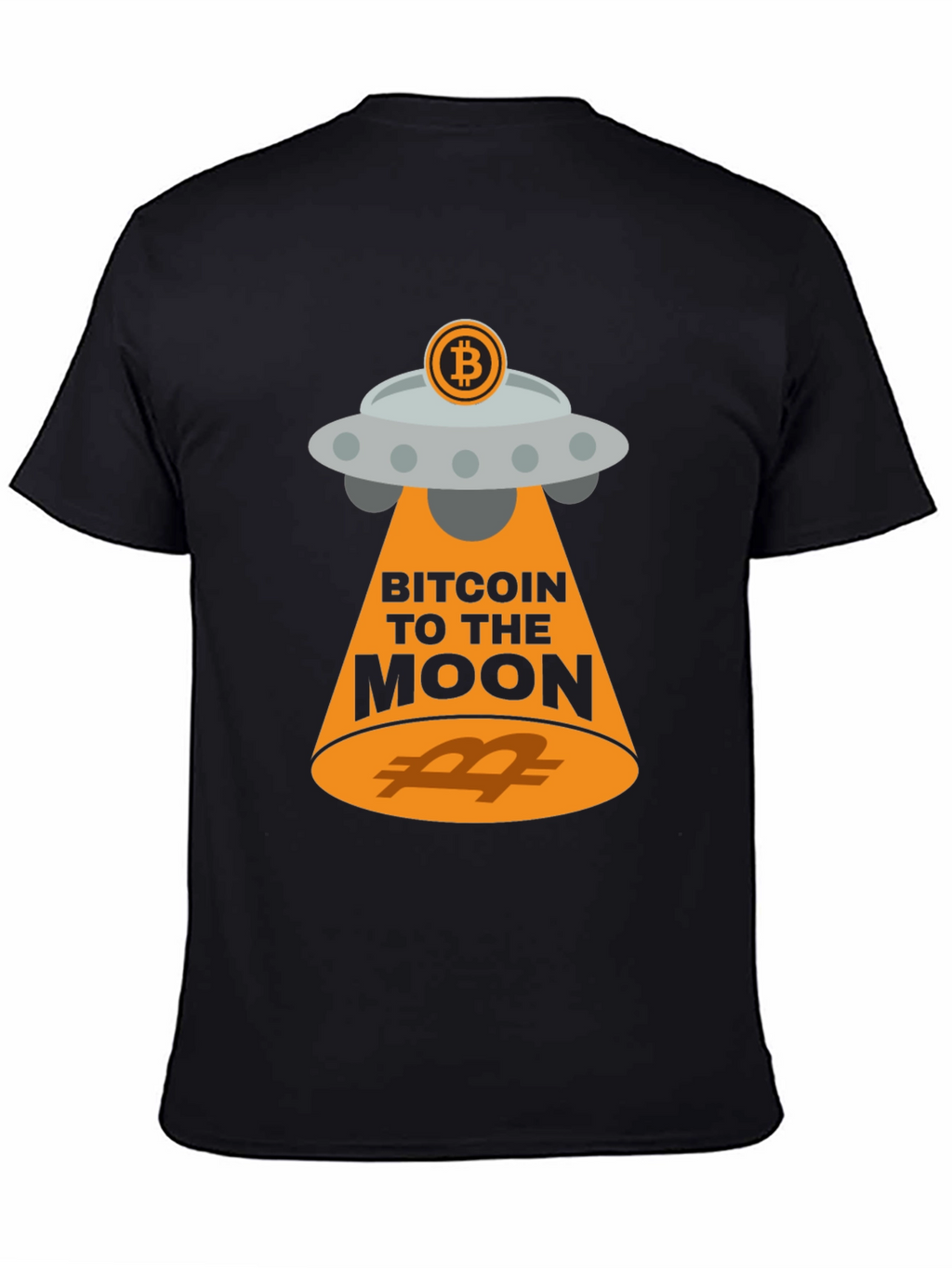 Bitcoin to the Moon Graphic T-Shirt