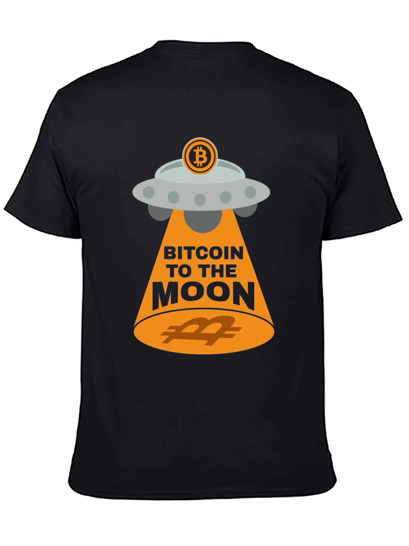 Bitcoin to the Moon Graphic T-Shirt