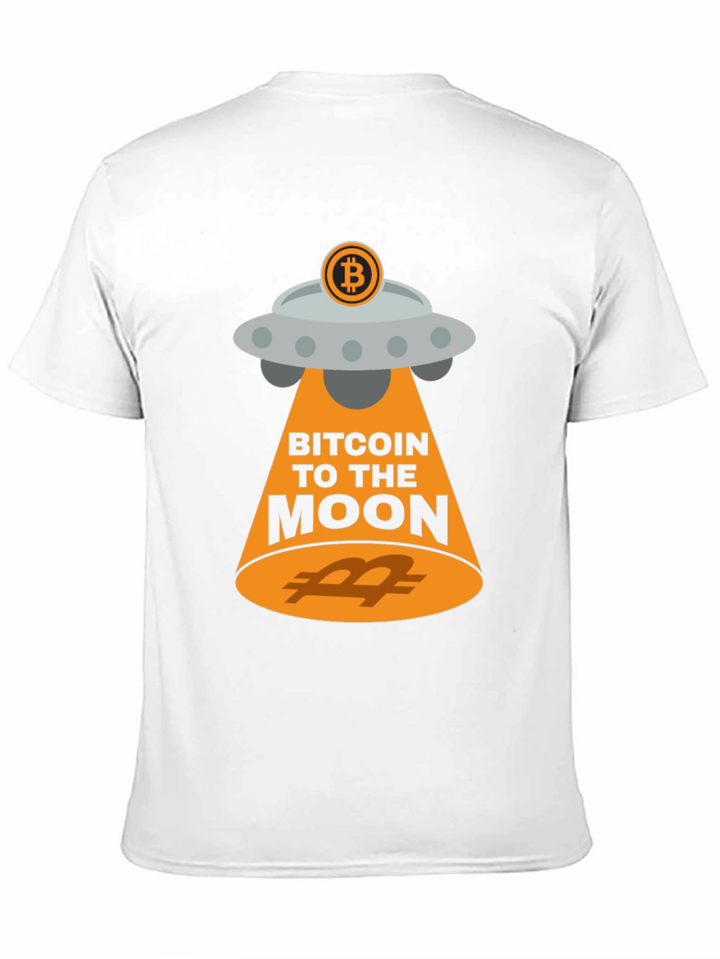 Bitcoin to the Moon Graphic T-Shirt