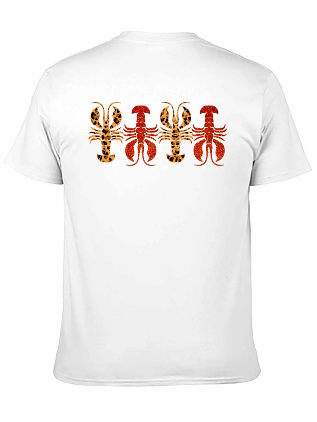 Lobster Print Crew Neck T-Shirt