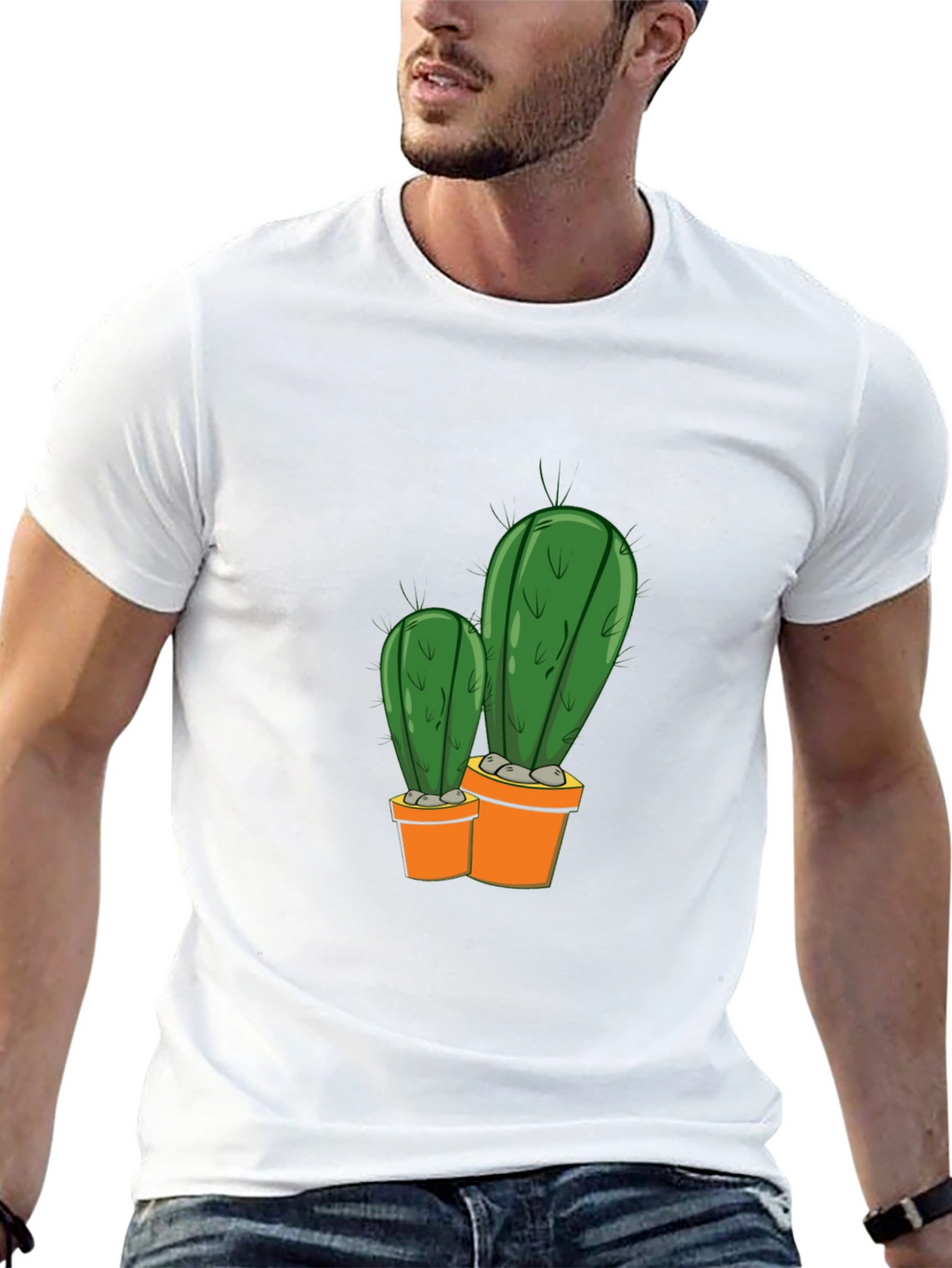 Cactus Potted Plant Graphic Tee