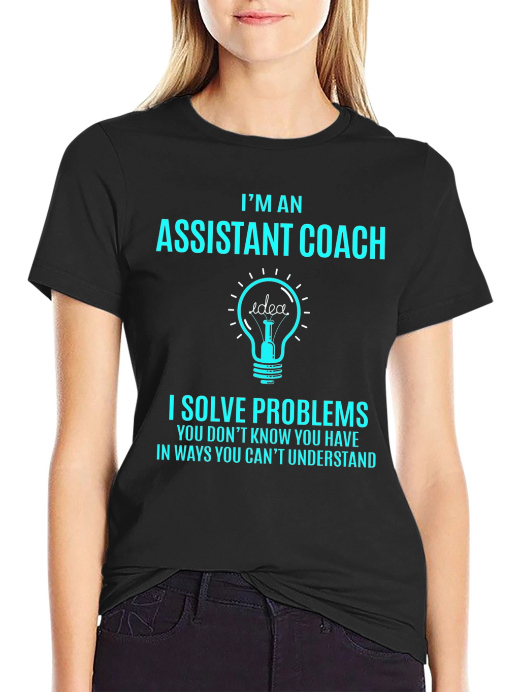 Assistant Coach Idea Light Bulb T-Shirt