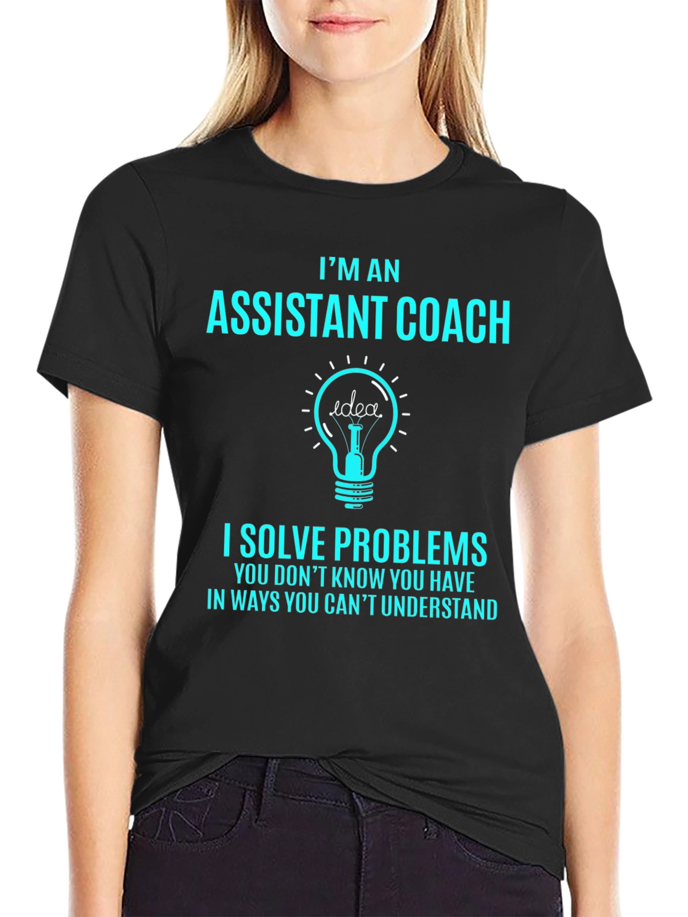 Assistant Coach Idea Light Bulb T-Shirt