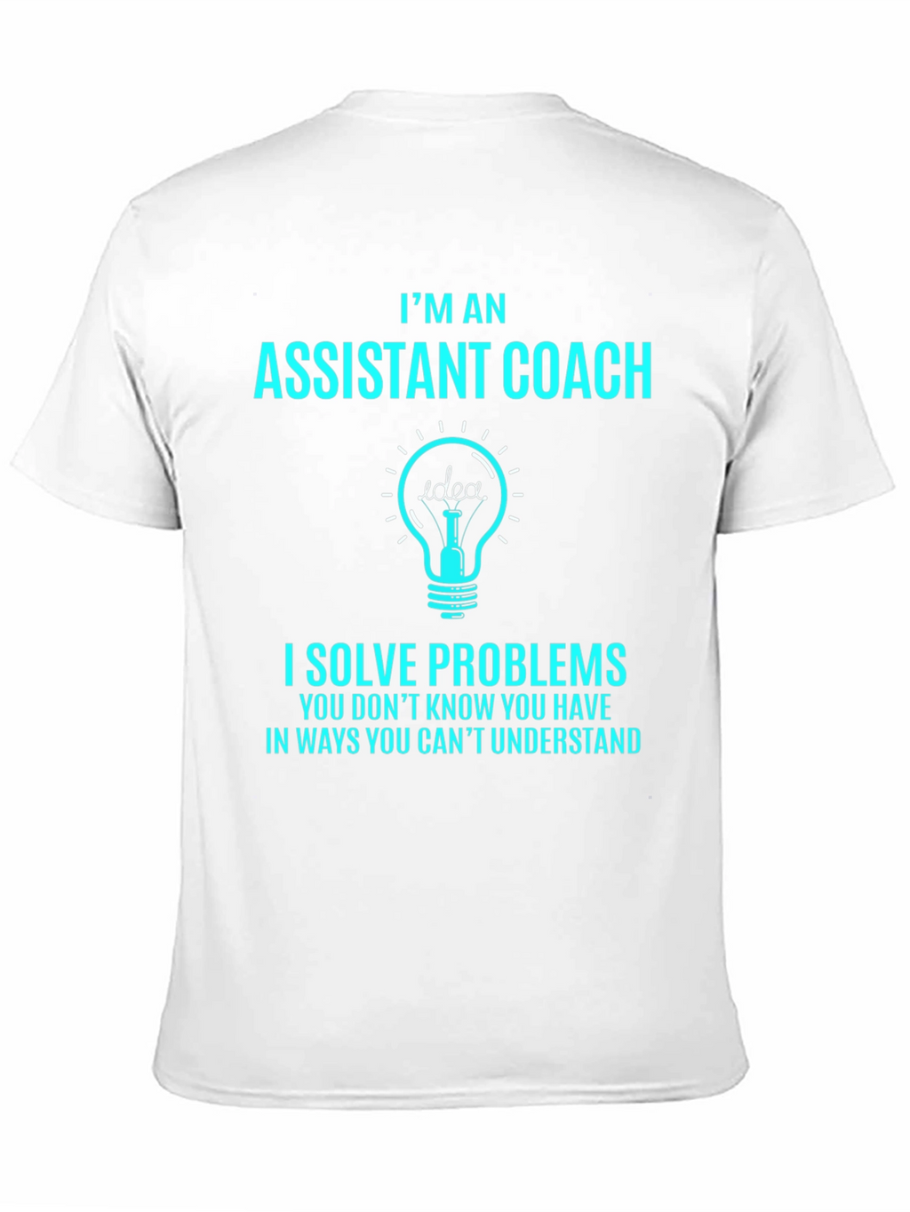 Assistant Coach Idea Light Bulb T-Shirt