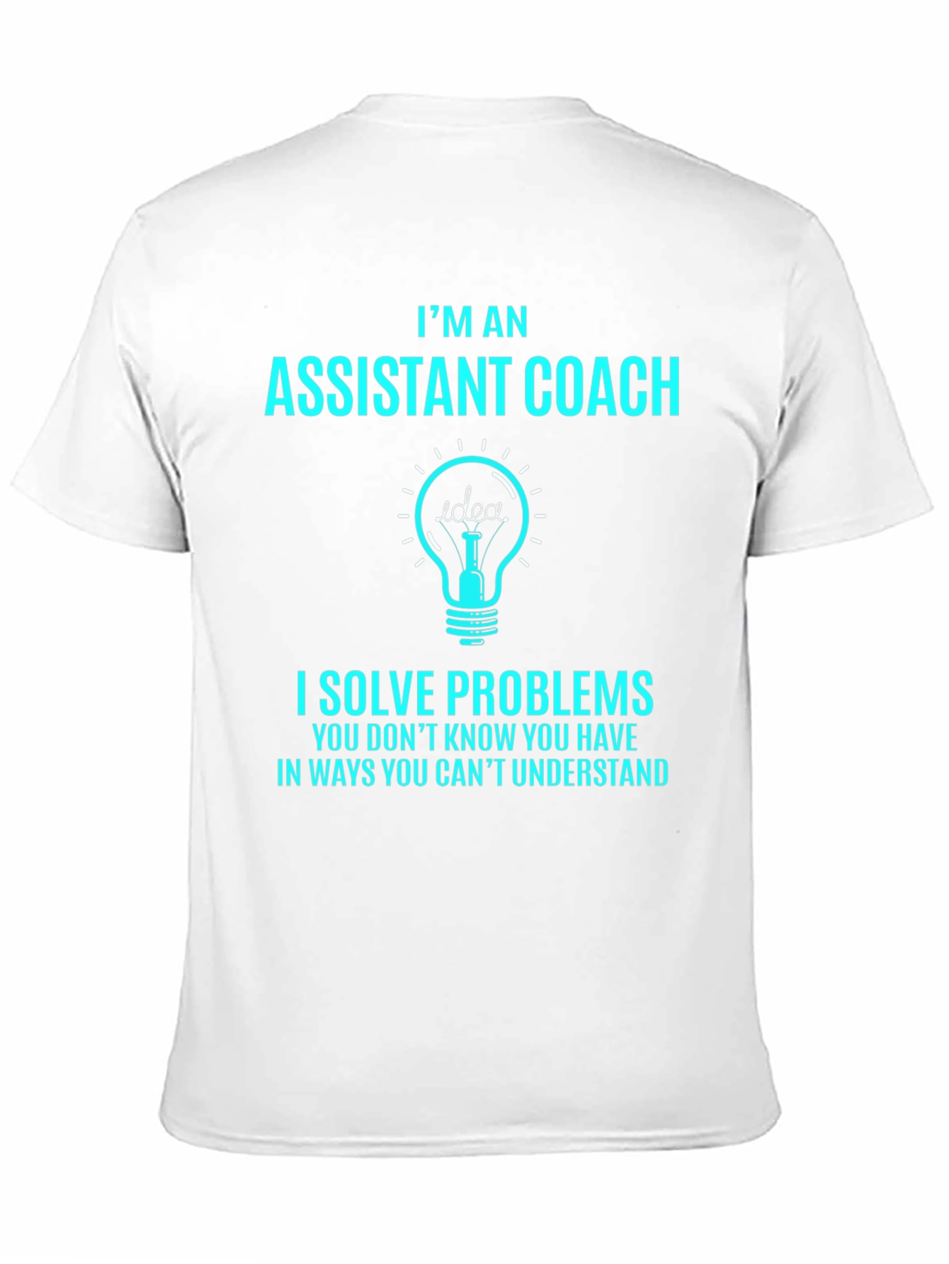 Assistant Coach Idea Light Bulb T-Shirt