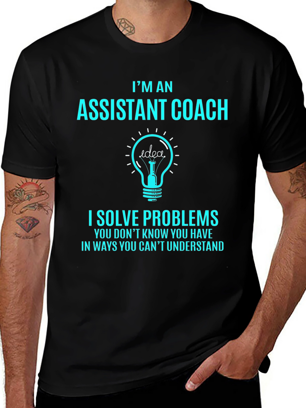 Assistant Coach Idea Light Bulb T-Shirt