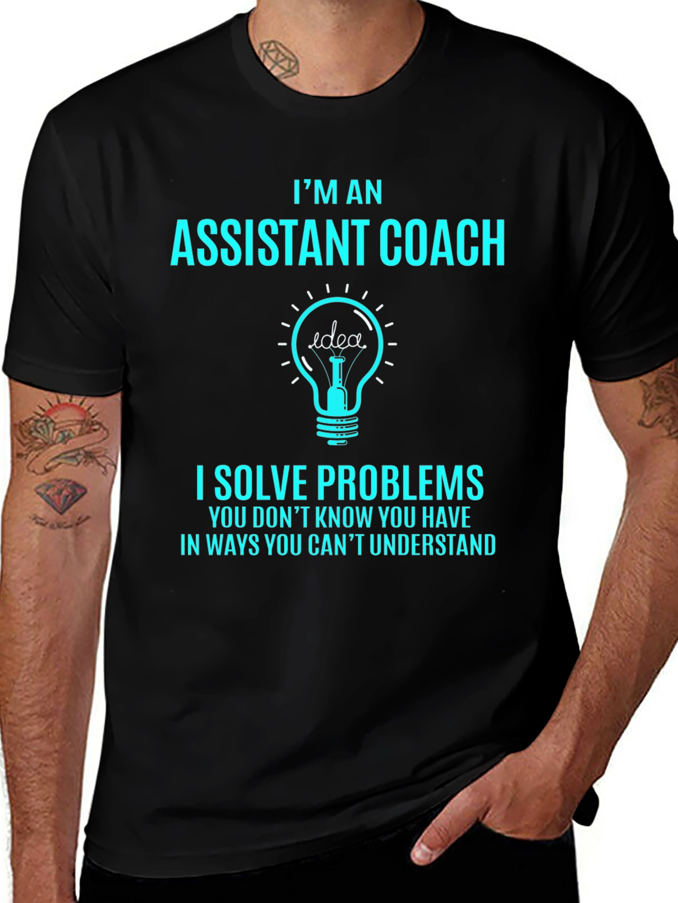 Assistant Coach Idea Light Bulb T-Shirt