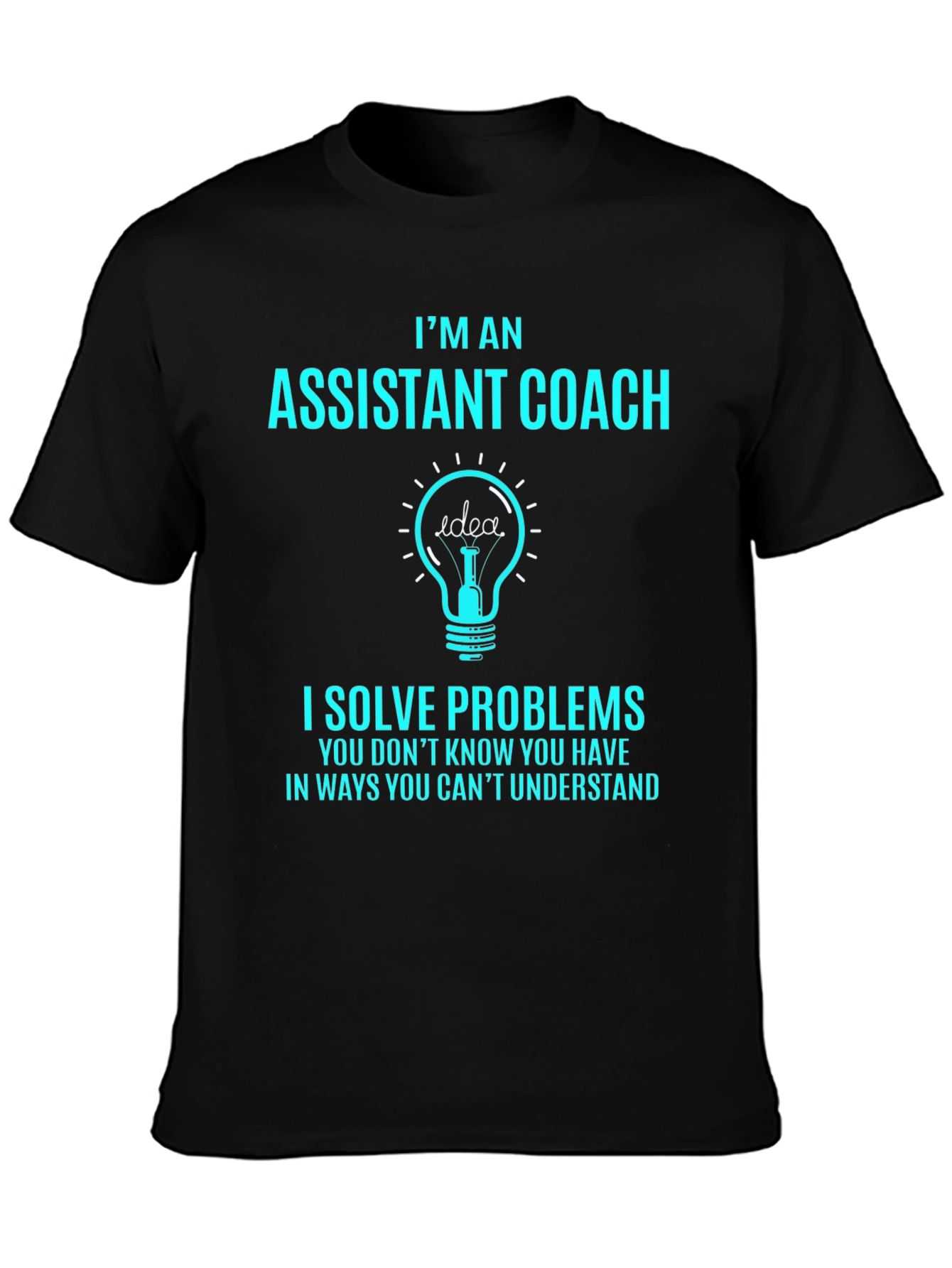 Assistant Coach Idea Light Bulb T-Shirt