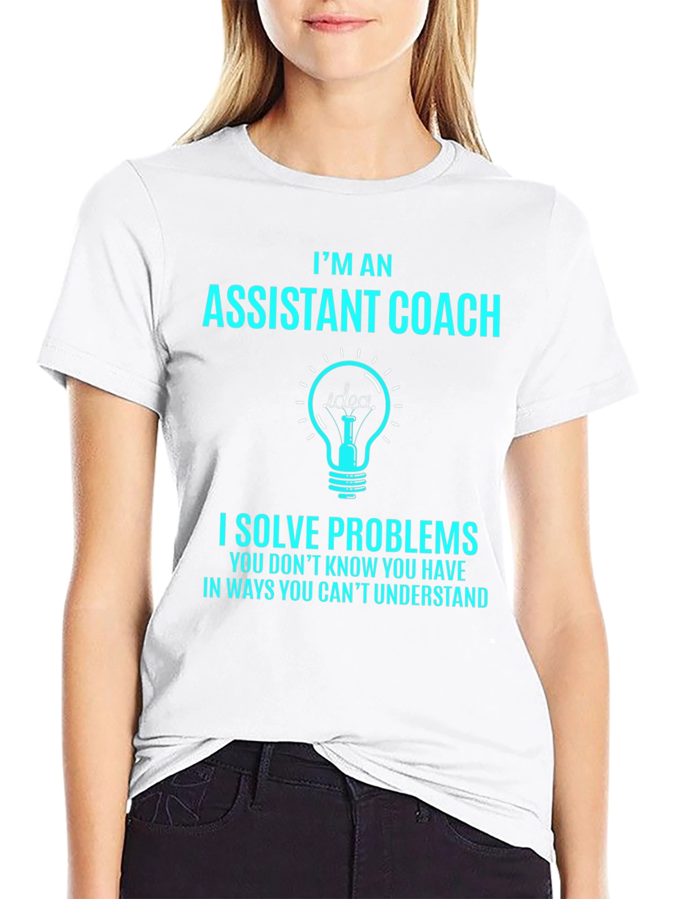 Assistant Coach Idea Light Bulb T-Shirt