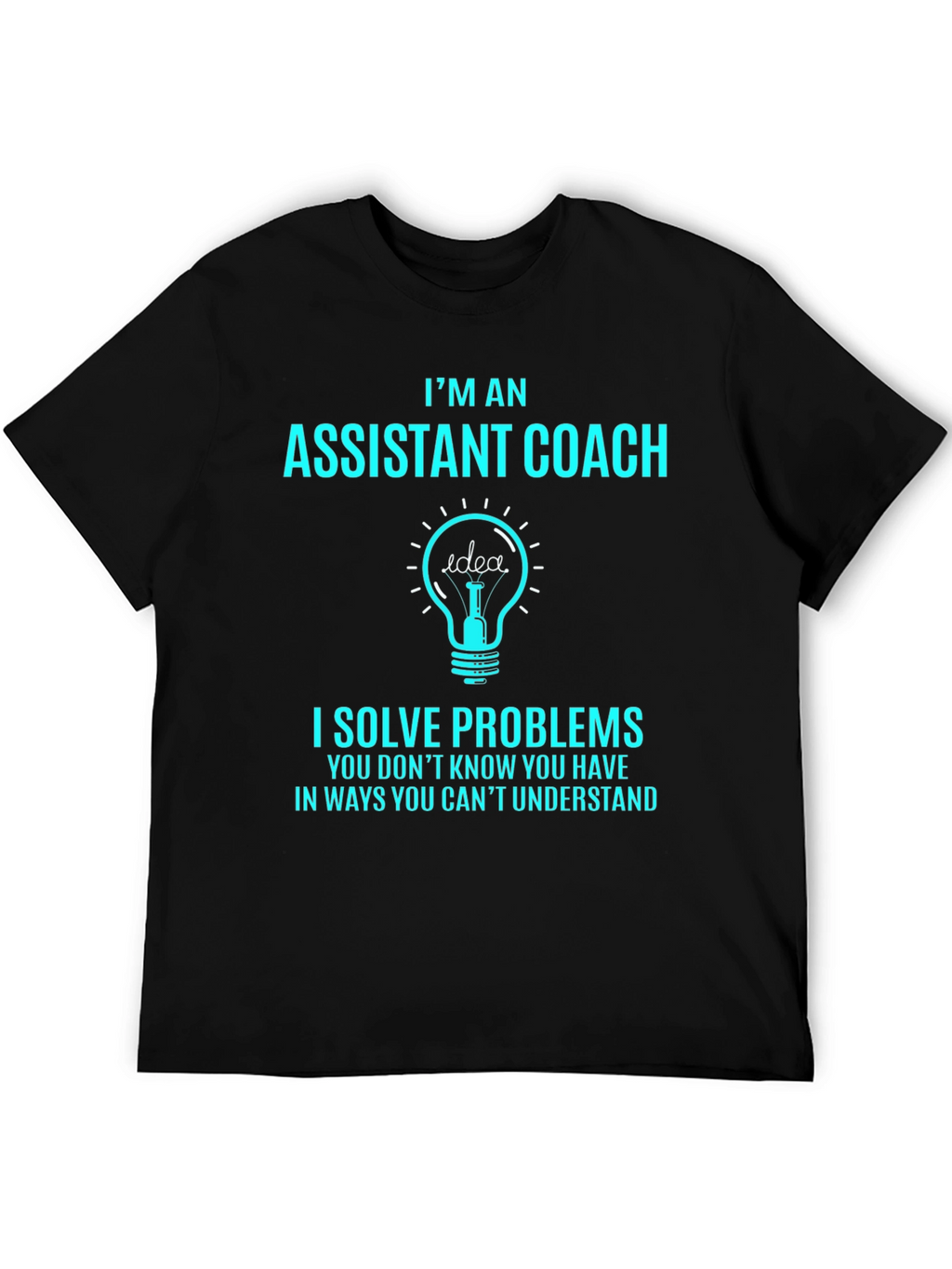 Assistant Coach Idea Light Bulb T-Shirt
