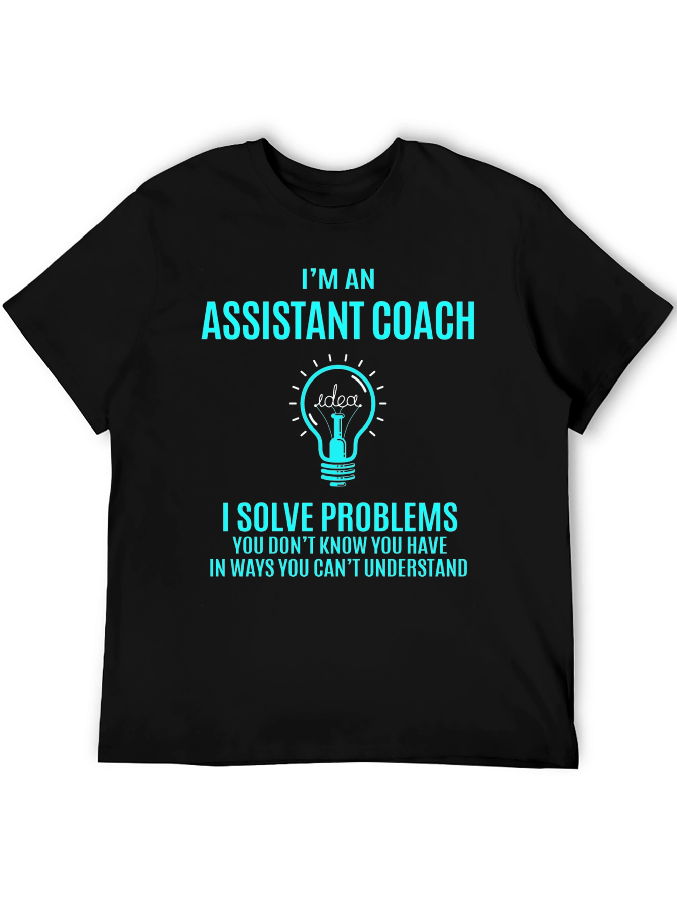 Assistant Coach Idea Light Bulb T-Shirt