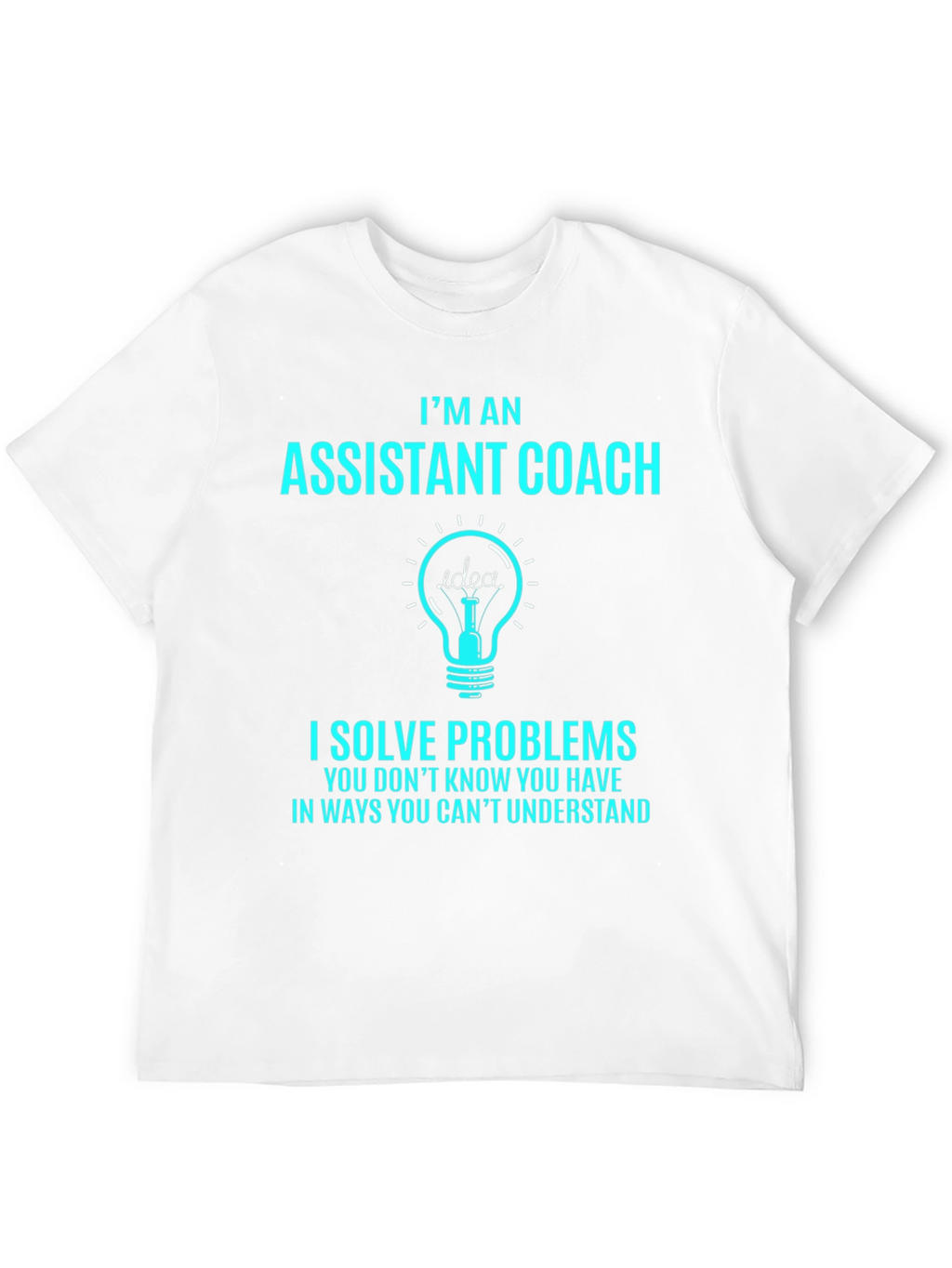 Assistant Coach Idea Light Bulb T-Shirt
