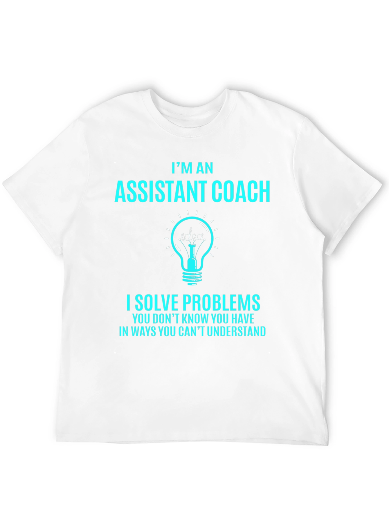 Assistant Coach Idea Light Bulb T-Shirt