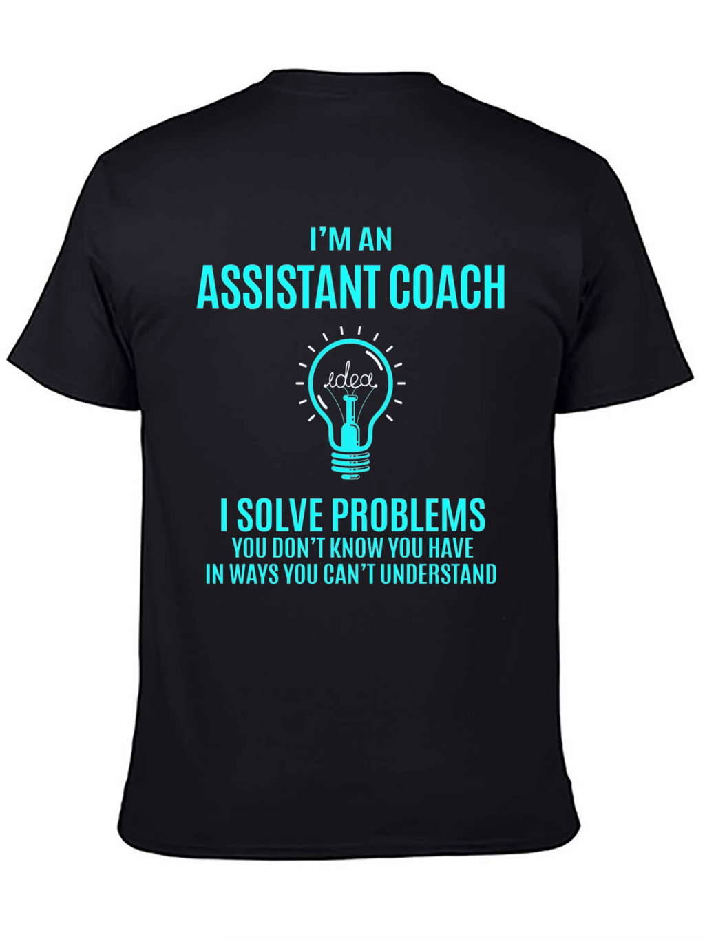 Assistant Coach Idea Light Bulb T-Shirt