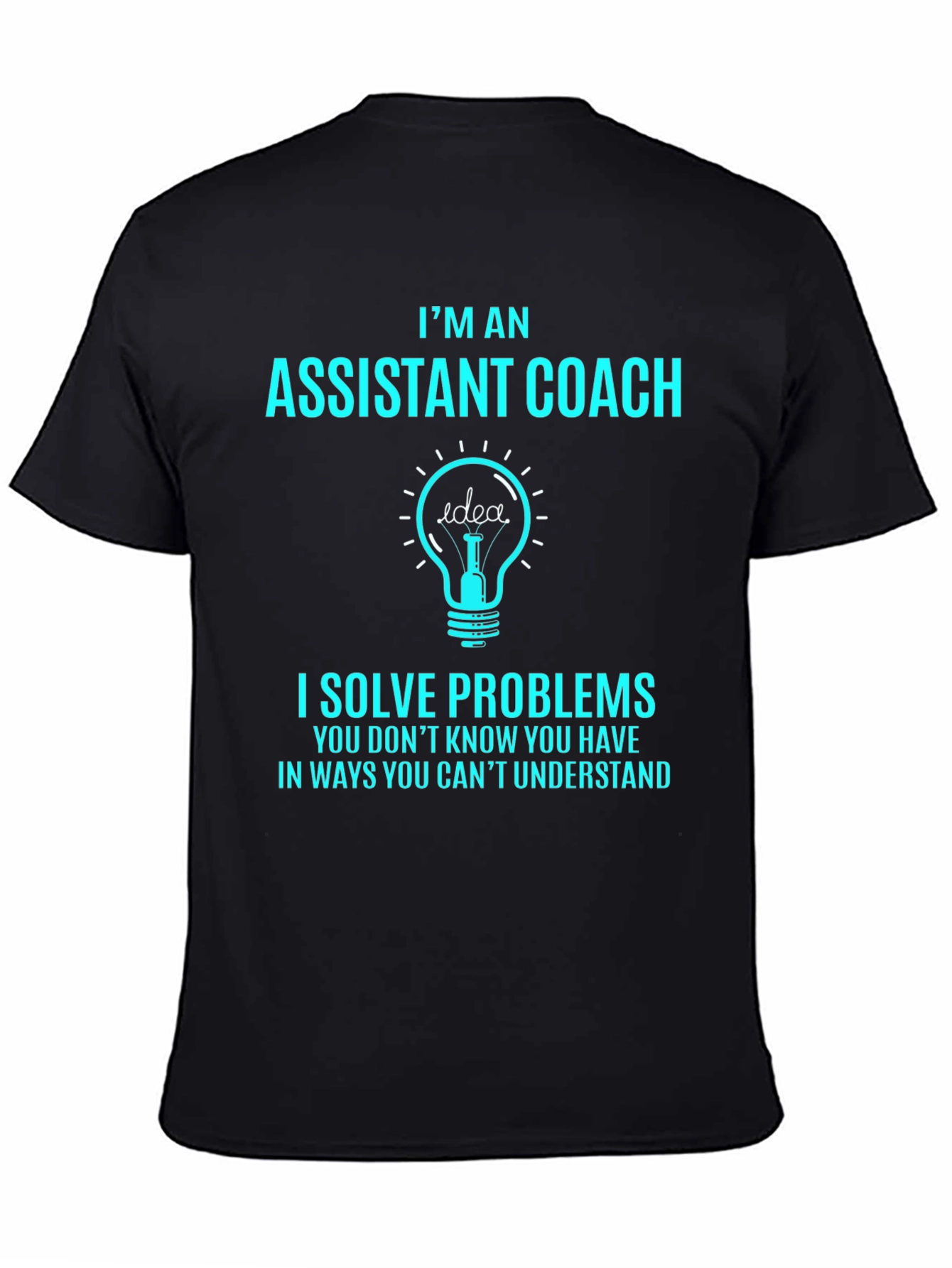 Assistant Coach Idea Light Bulb T-Shirt