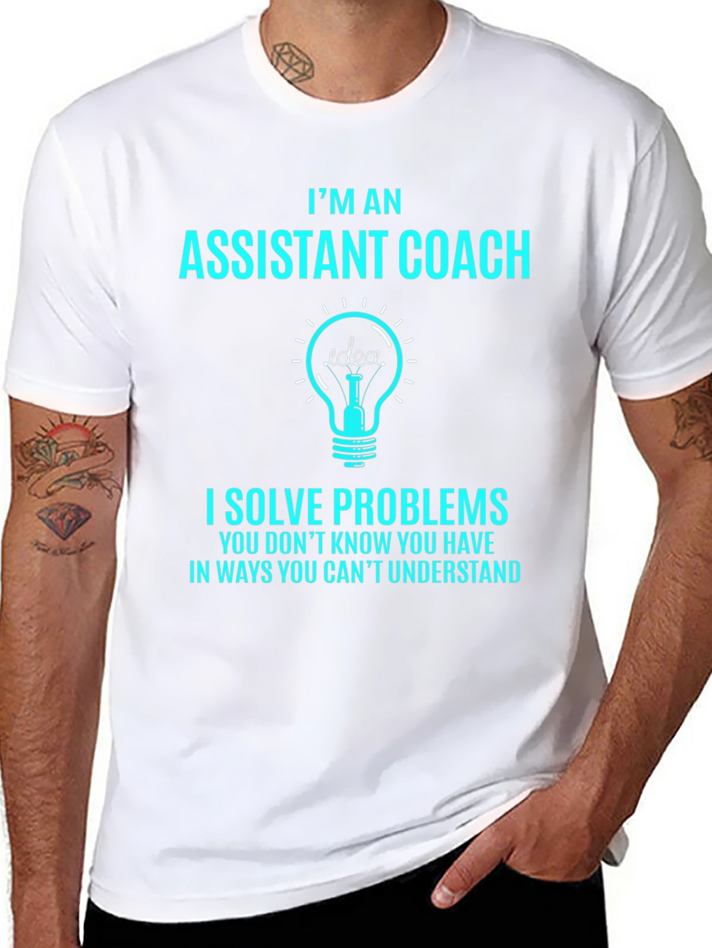 Assistant Coach Idea Light Bulb T-Shirt