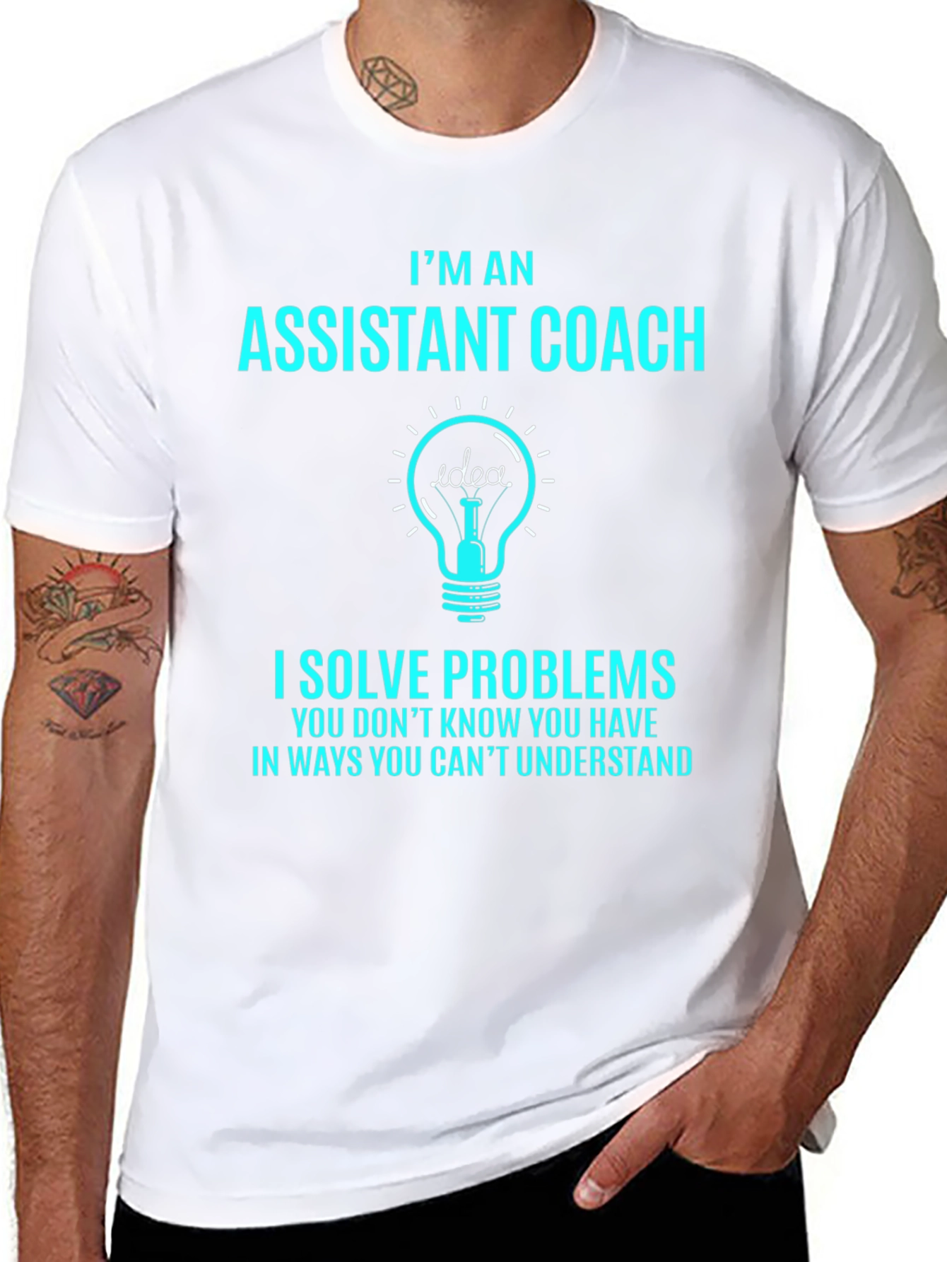 Assistant Coach Idea Light Bulb T-Shirt