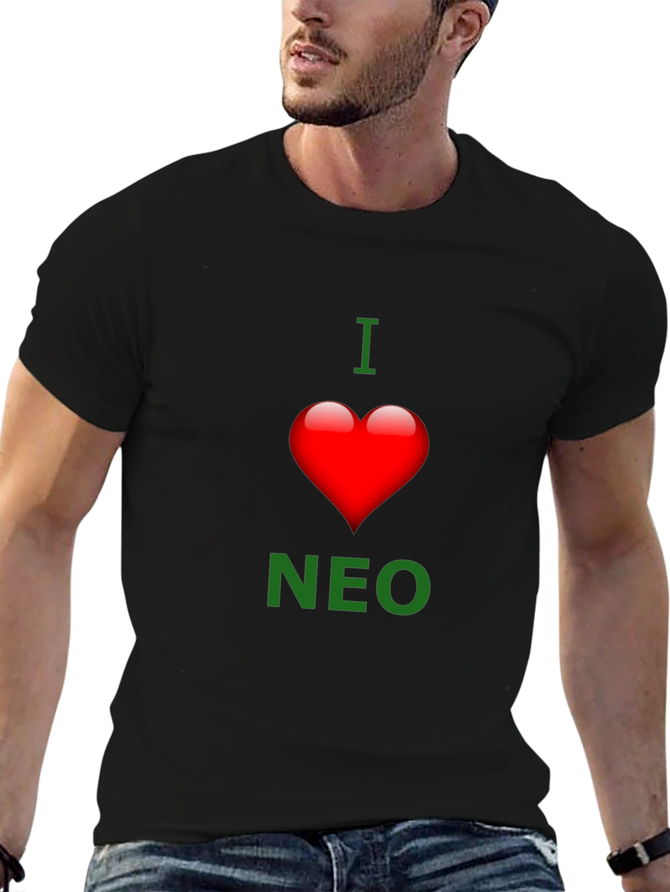 I Heart Neo T-Shirt - Black