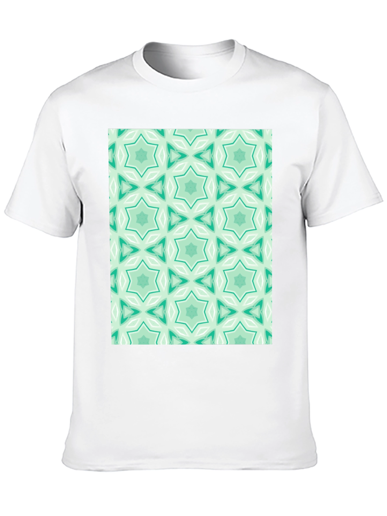 Patterned Graphic Print Tee