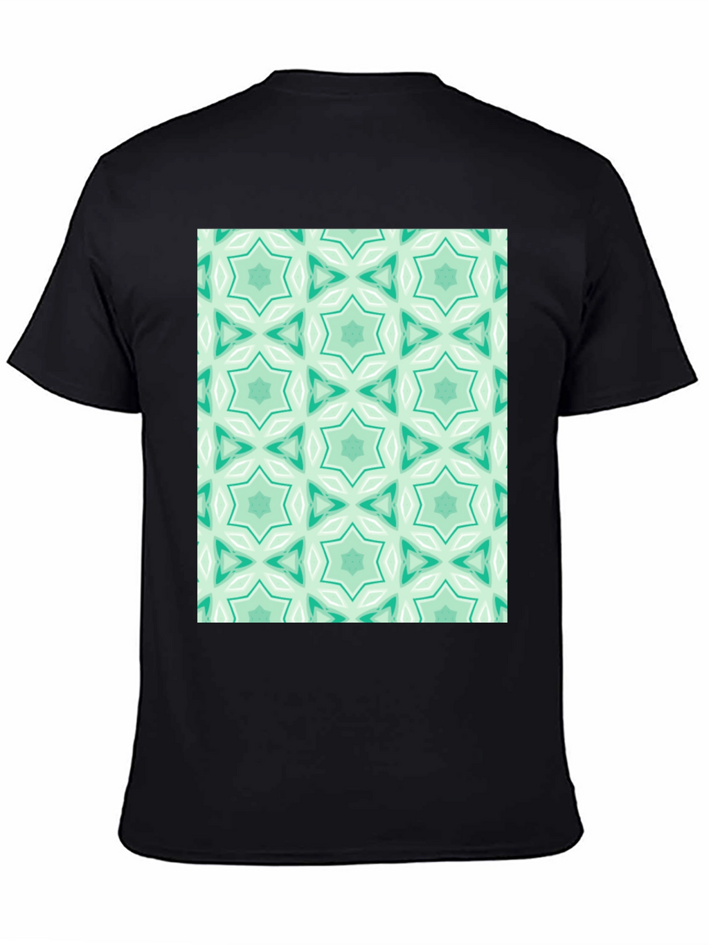 Patterned Graphic Print Tee