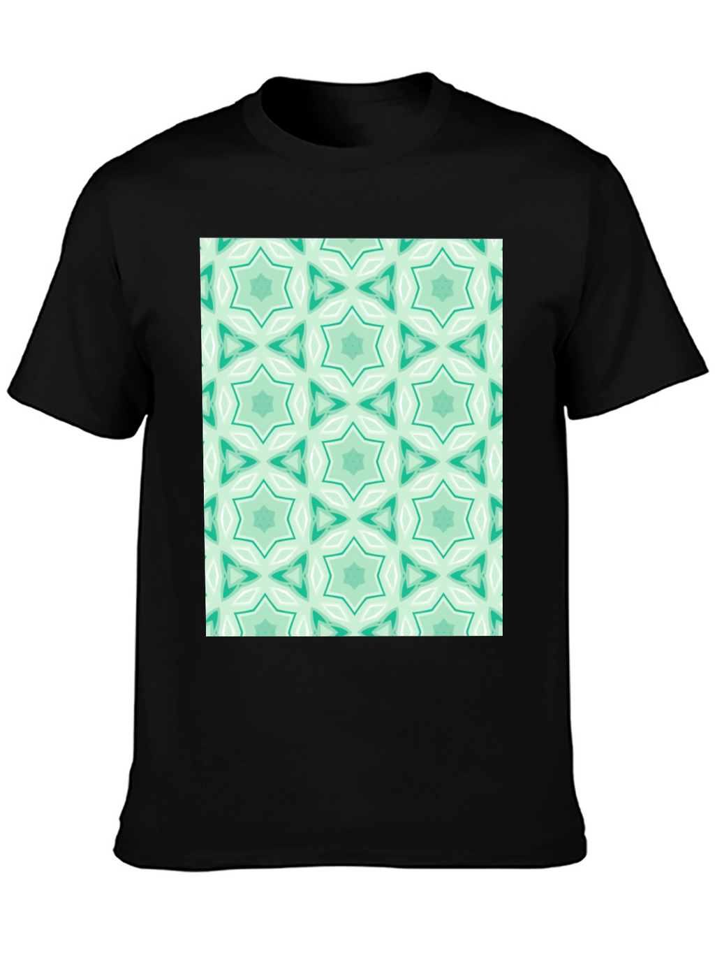 Patterned Graphic Print Tee