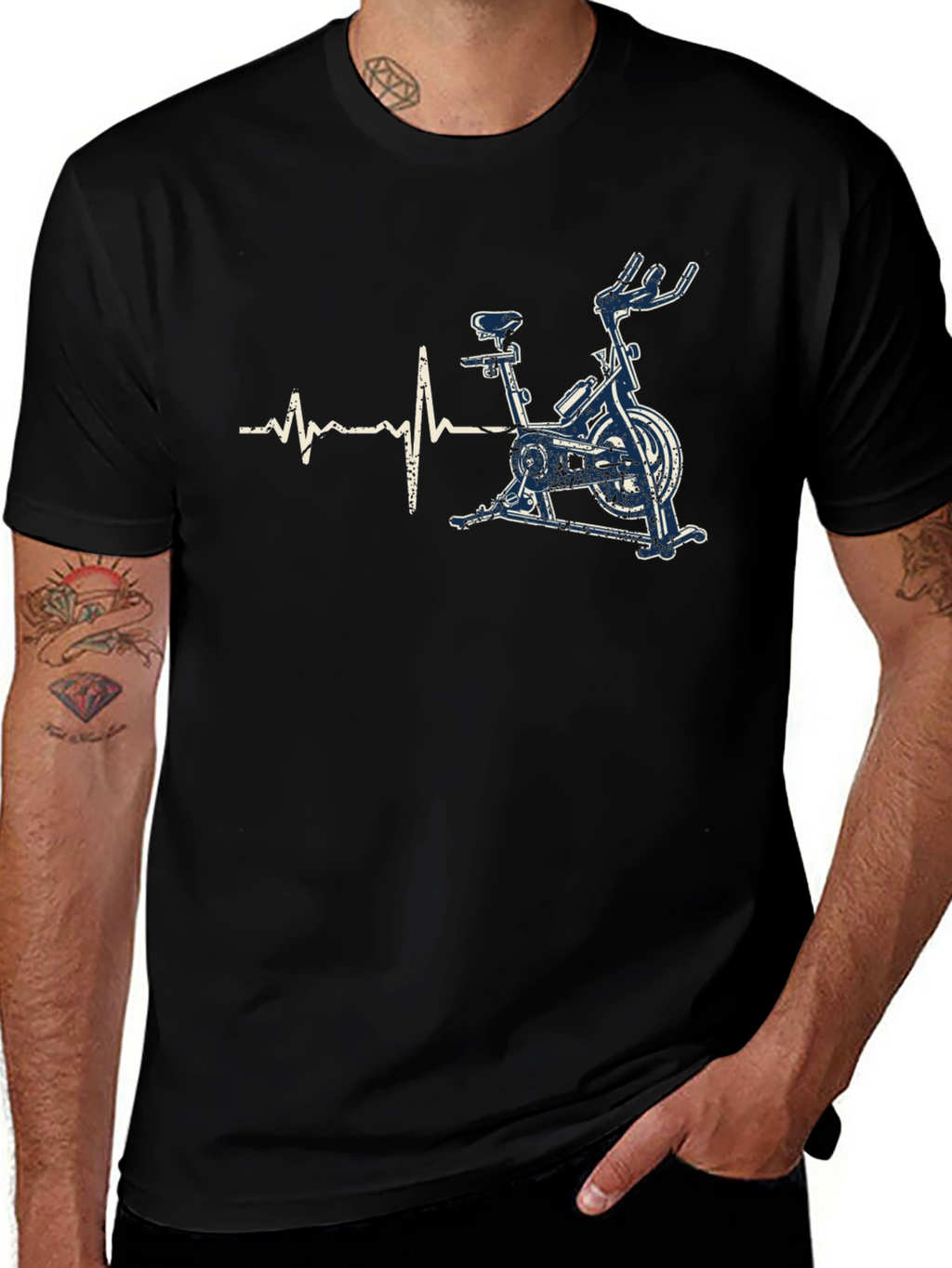 Indoor Cycling Heartbeat T-Shirt