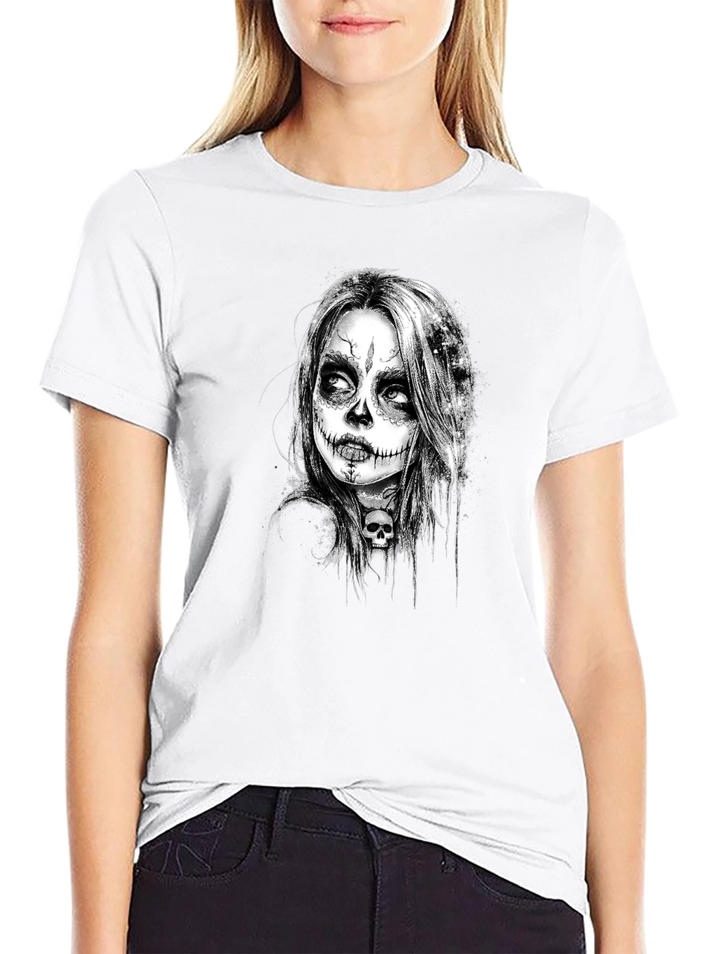 Day of the Dead Girl Black T-Shirt