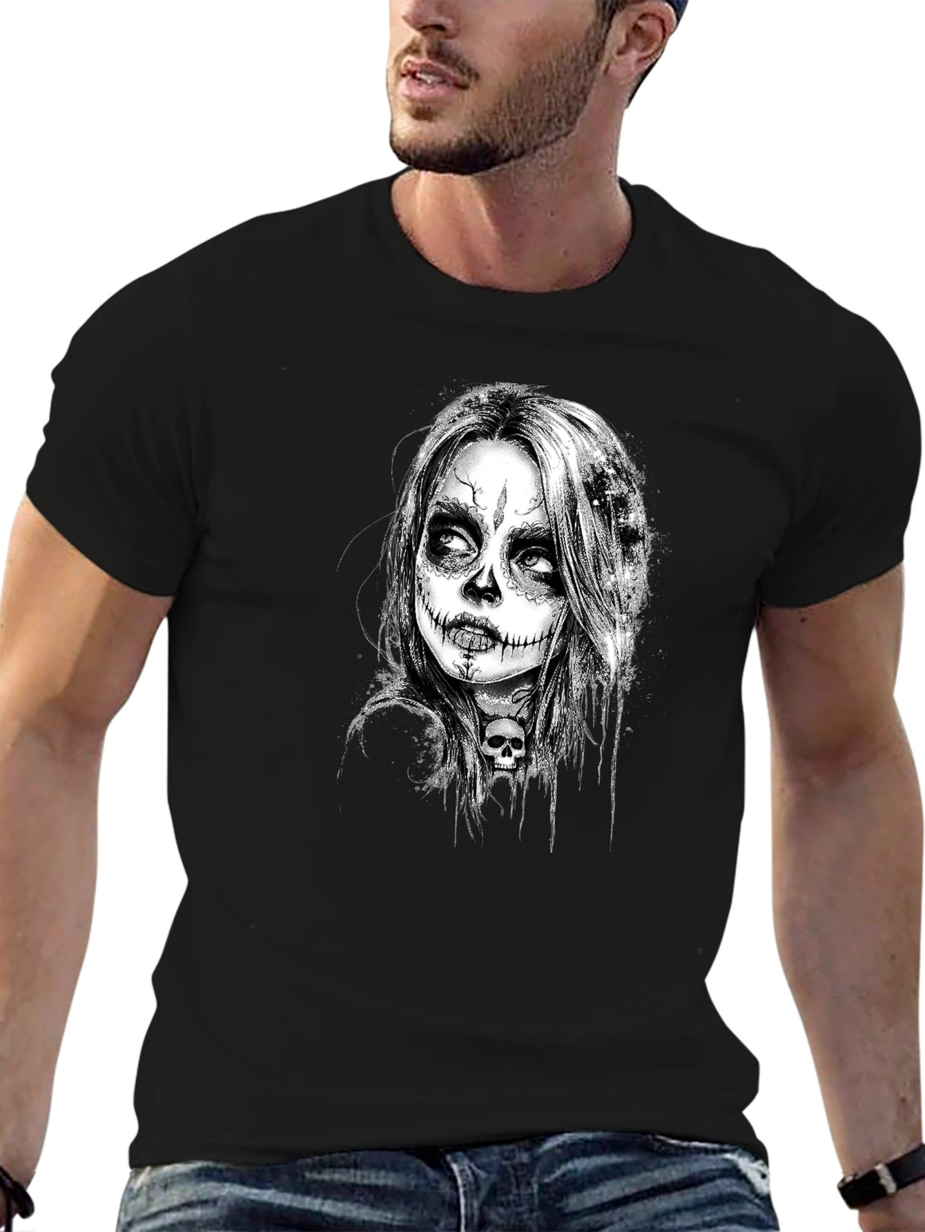 Day of the Dead Girl Black T-Shirt