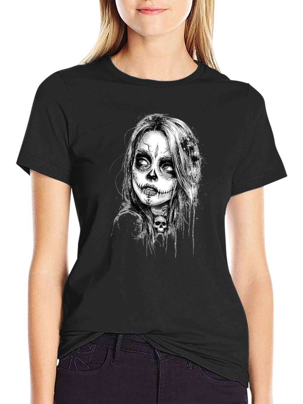 Day of the Dead Girl Black T-Shirt