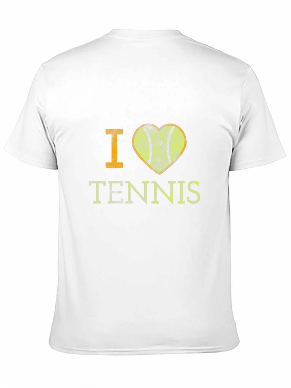 I Love Tennis Graphic T-Shirt - Black