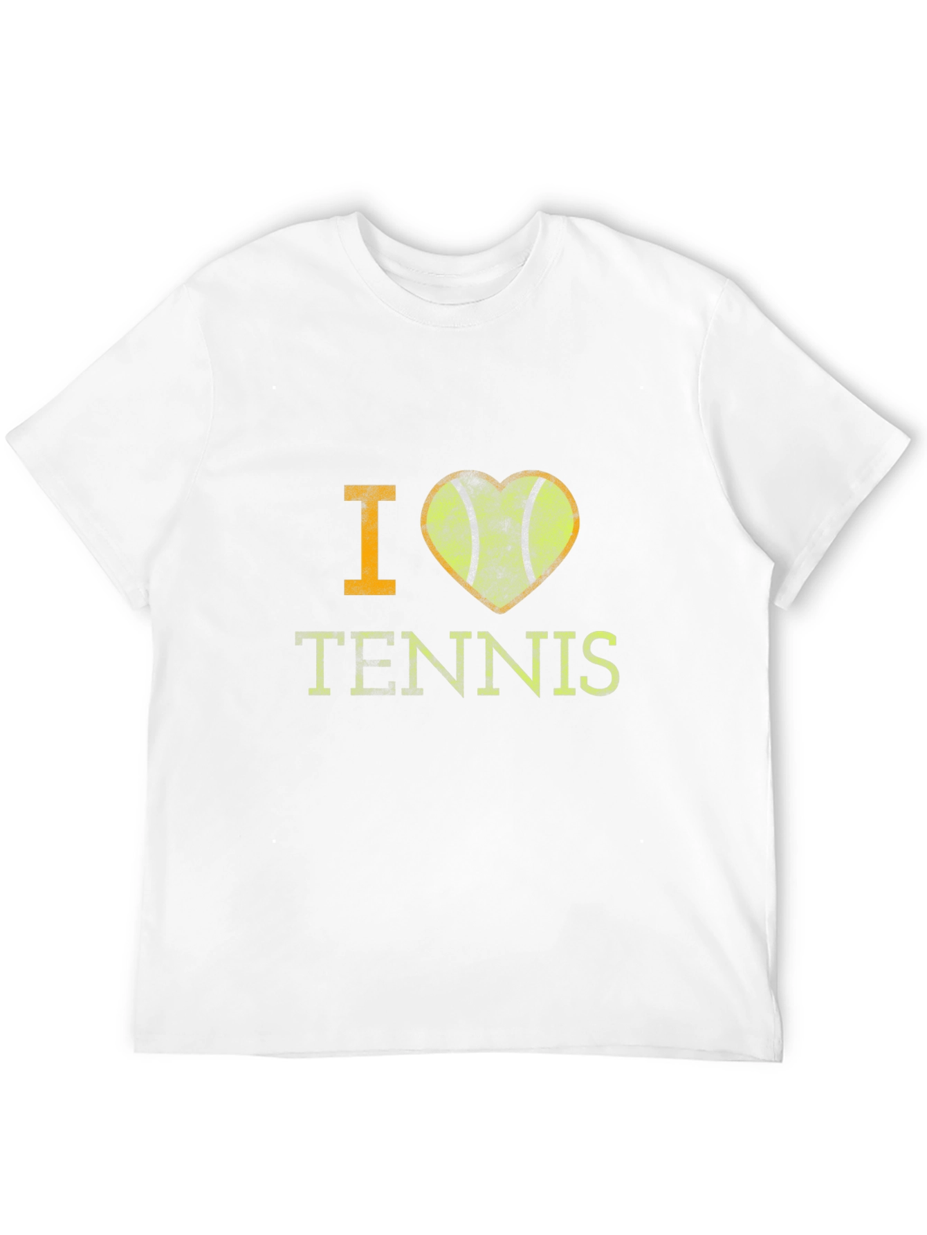 I Love Tennis Graphic T-Shirt - Black