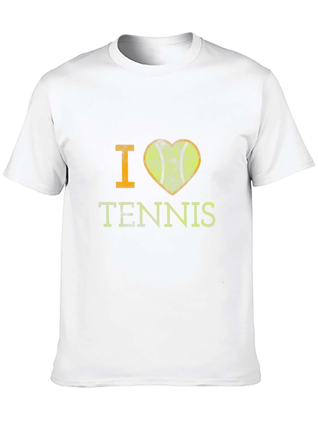 I Love Tennis Graphic T-Shirt - Black