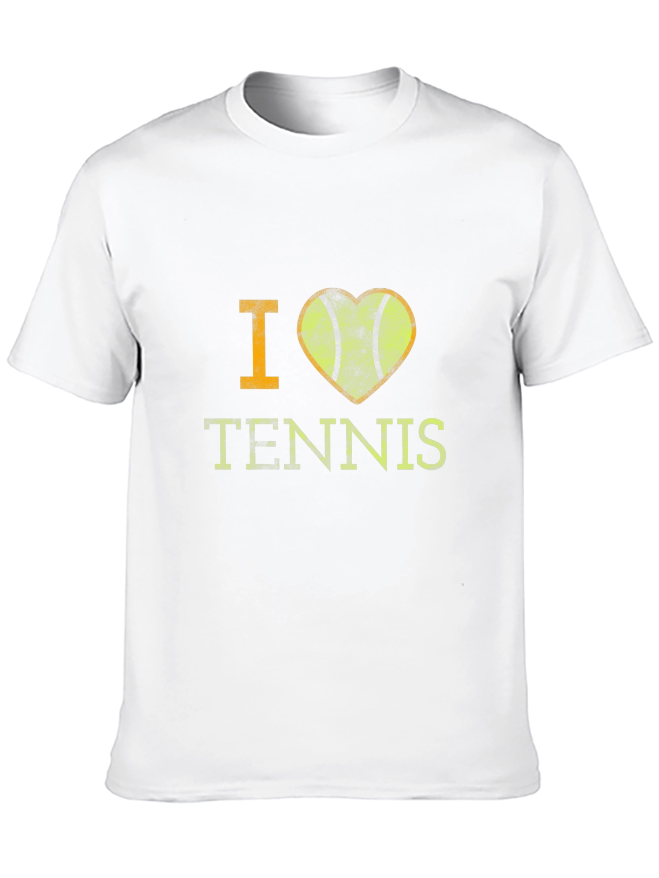 I Love Tennis Graphic T-Shirt - Black