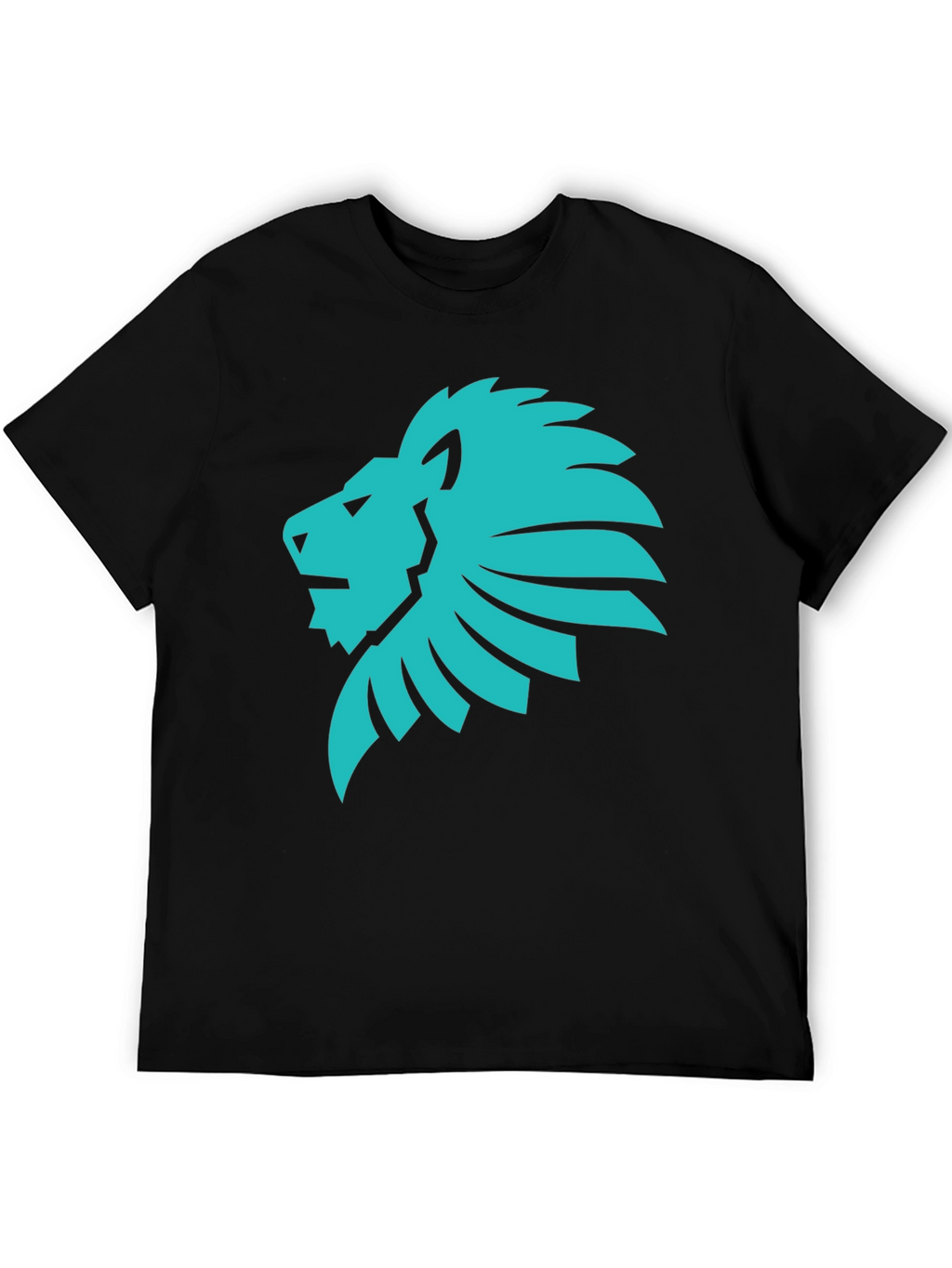 Lion Graphic Tee - Cool Black T-Shirt