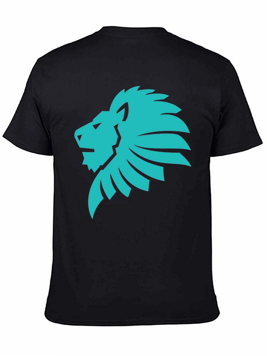 Lion Graphic Tee - Cool Black T-Shirt