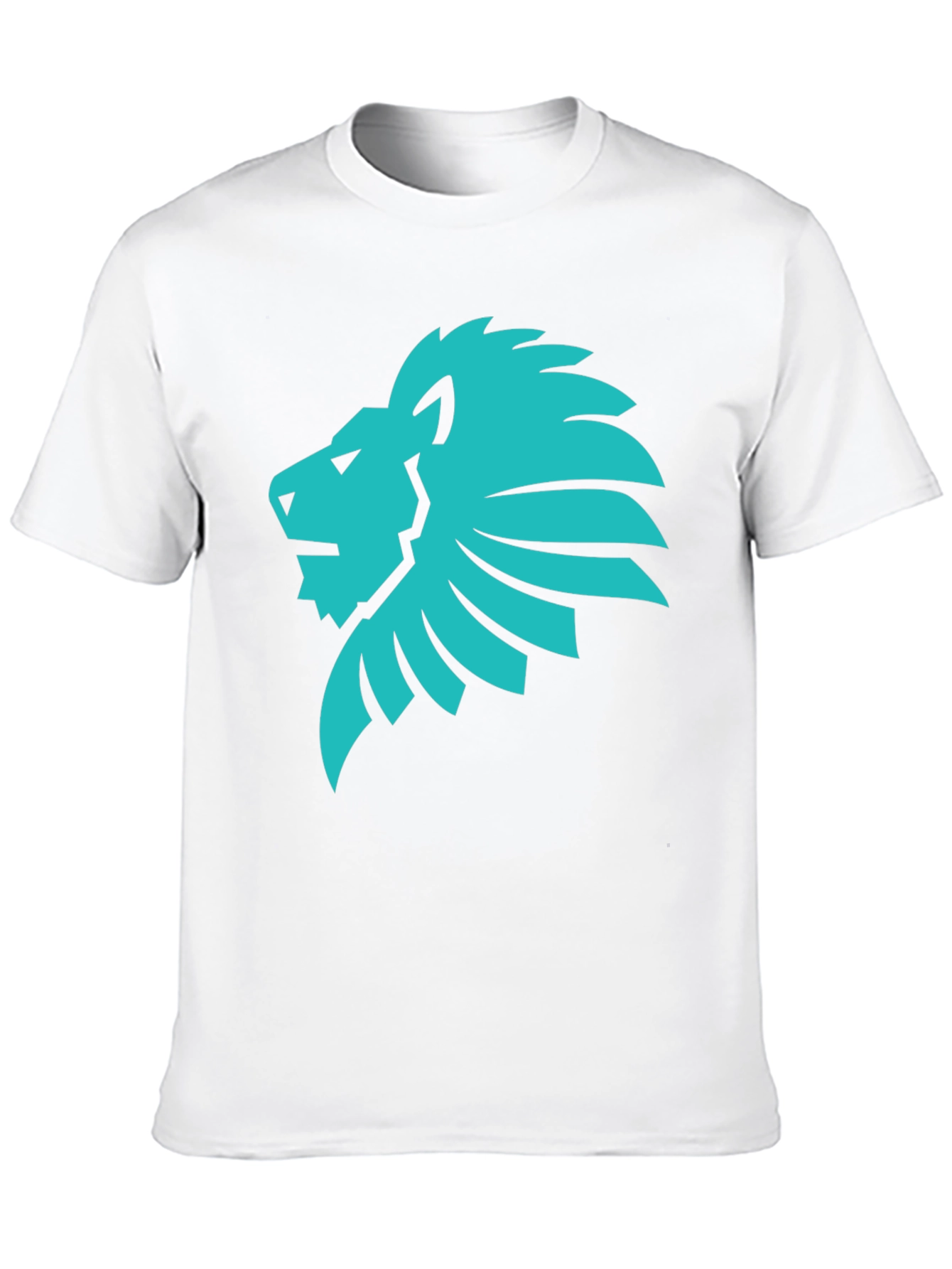 Lion Graphic Tee - Cool Black T-Shirt
