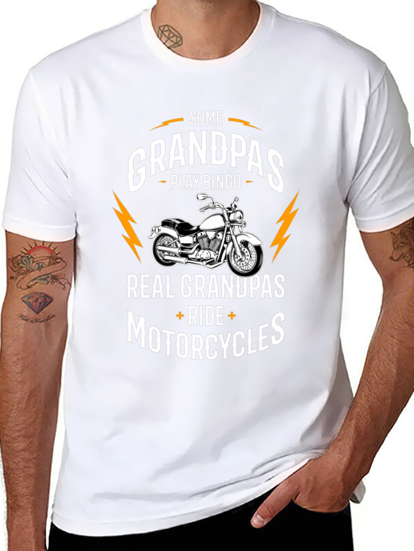 Grandpa Motorcycle T-Shirt - Ride in Style!