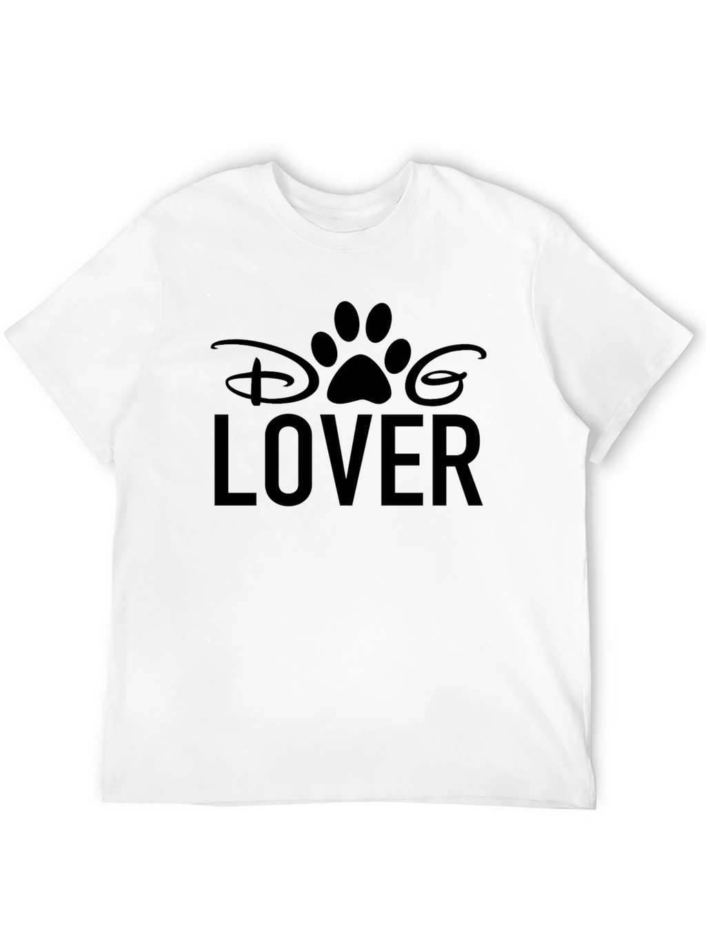 Disney Dog Lover Graphic Tee - Black Unisex T-Shirt