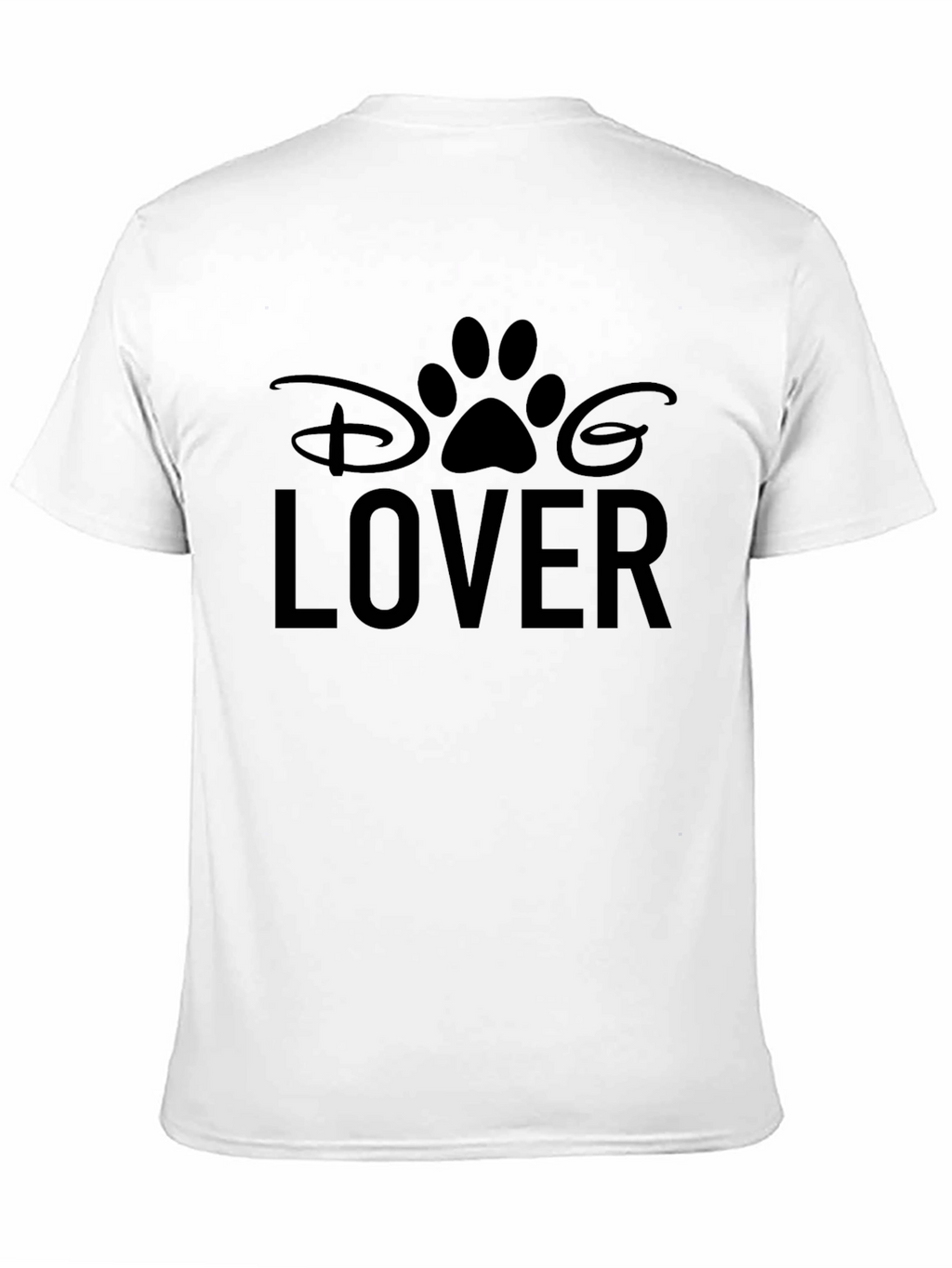Disney Dog Lover Graphic Tee - Black Unisex T-Shirt