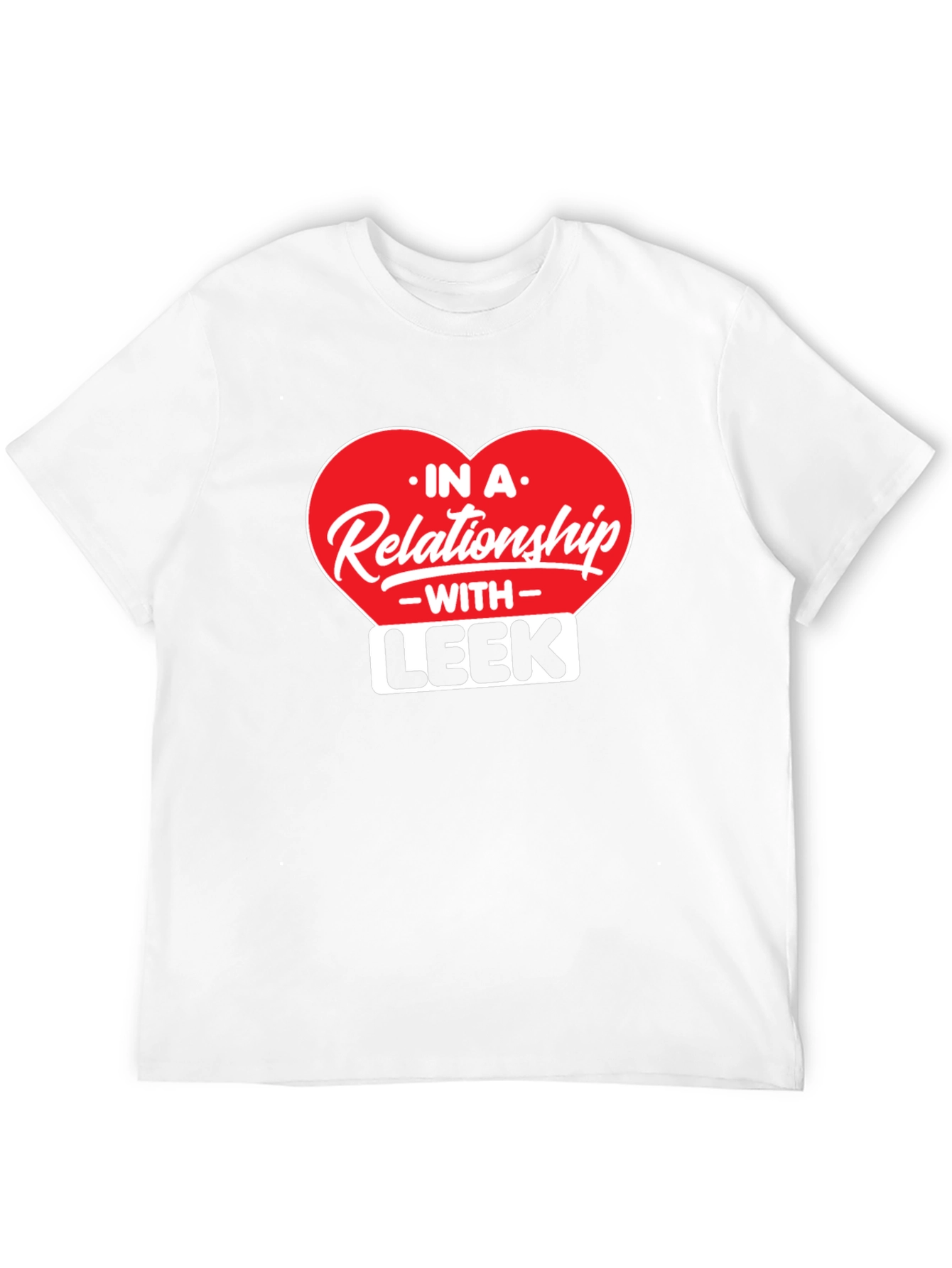Relationship With Leek - Black T-Shirt