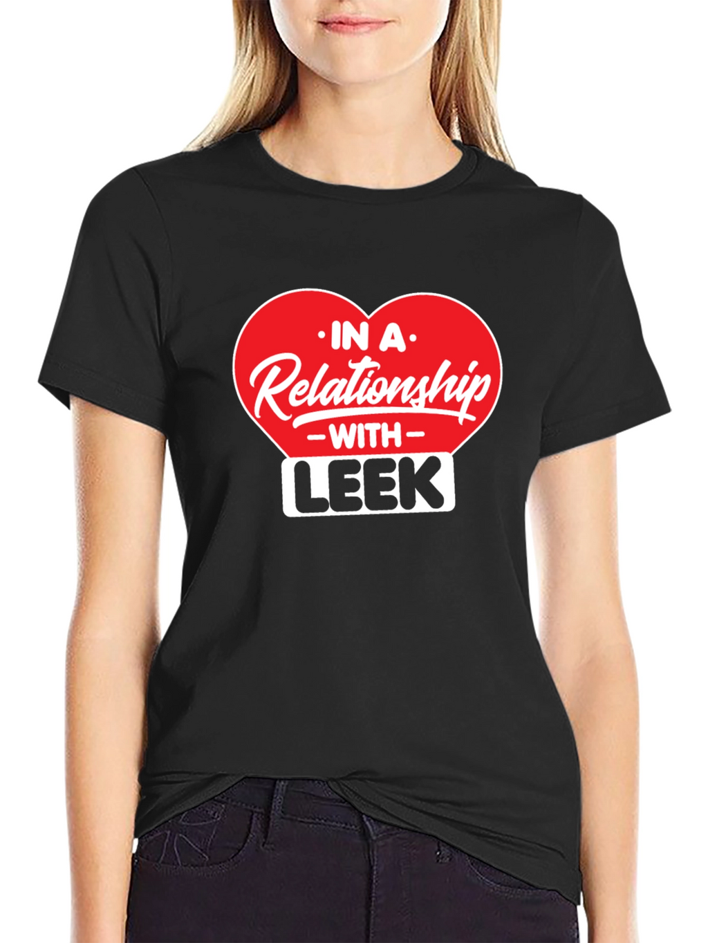 Relationship With Leek - Black T-Shirt