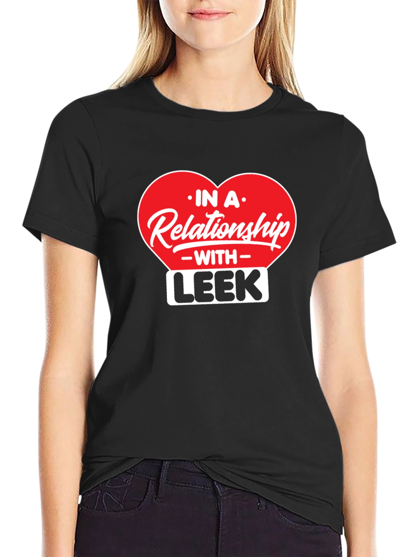 Relationship With Leek - Black T-Shirt