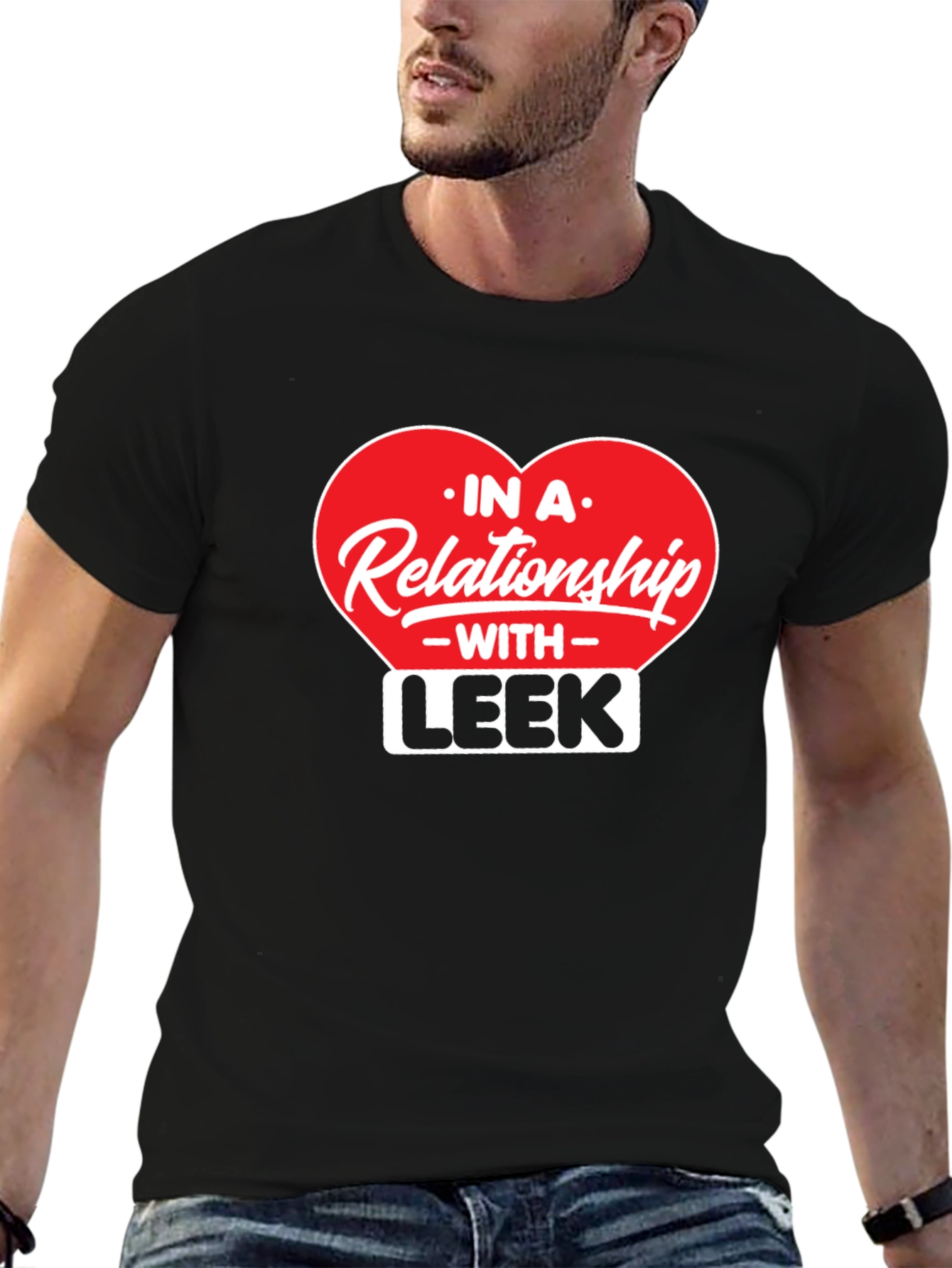 Relationship With Leek - Black T-Shirt