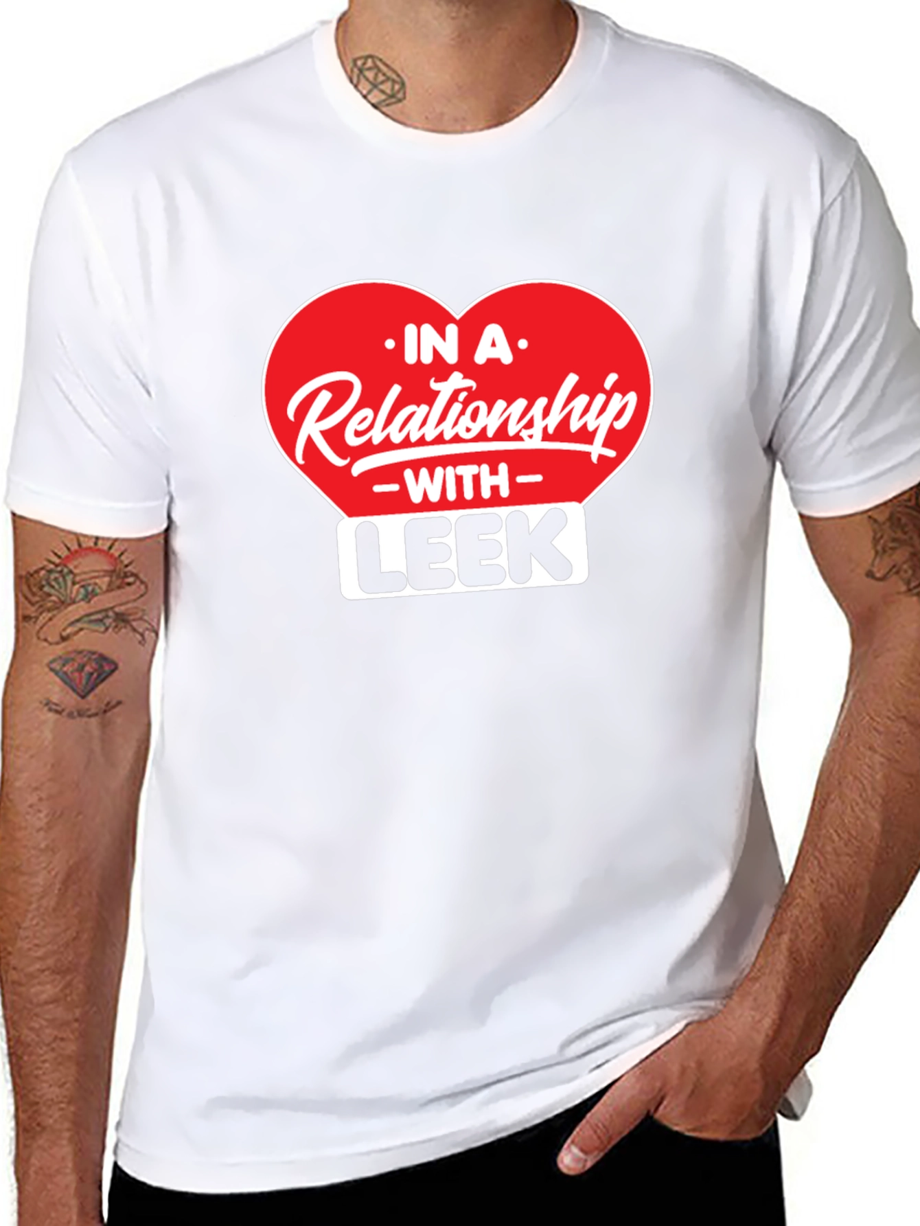 Relationship With Leek - Black T-Shirt