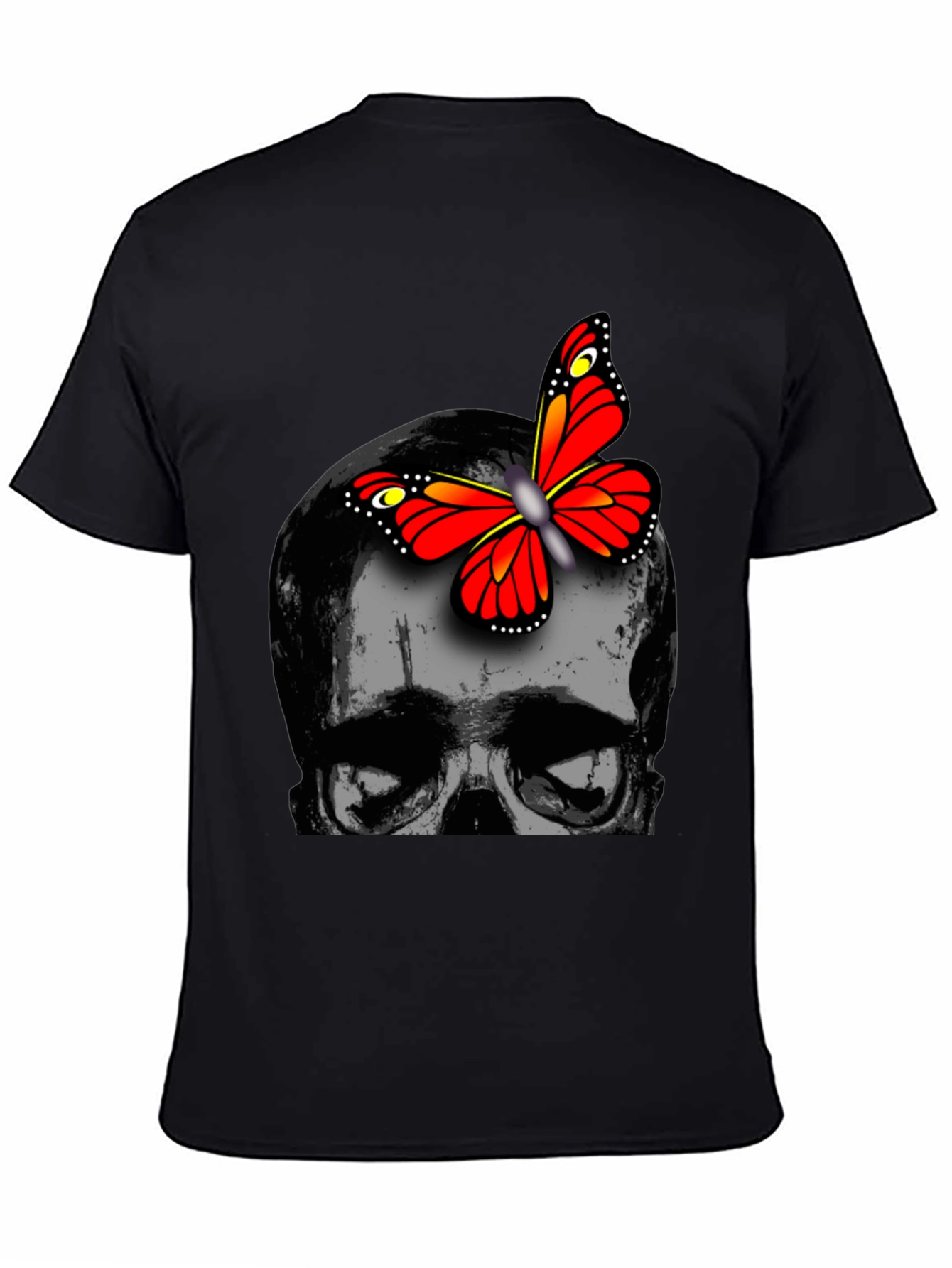 Skull & Butterfly Graphic Tee
