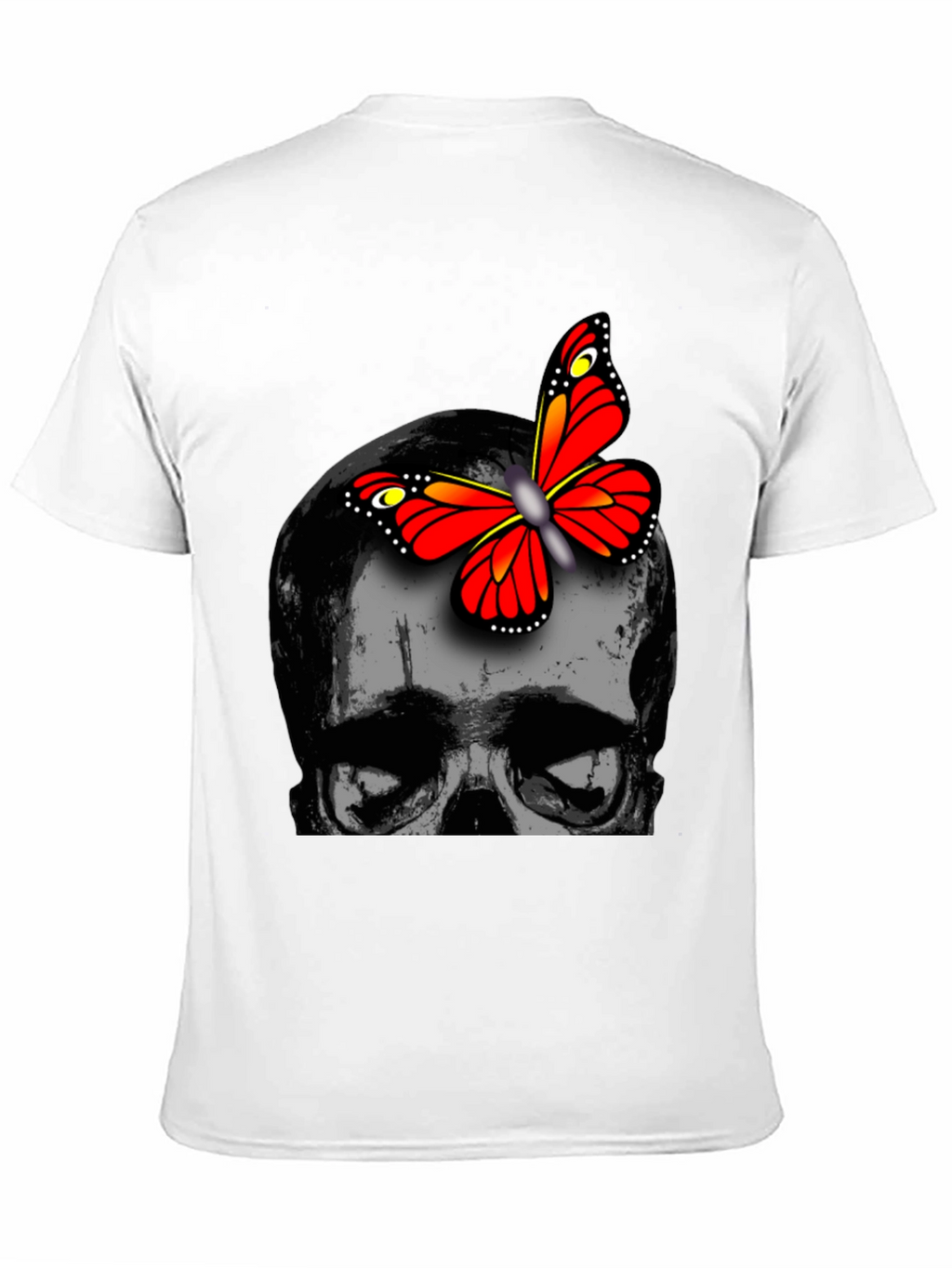 Skull & Butterfly Graphic Tee