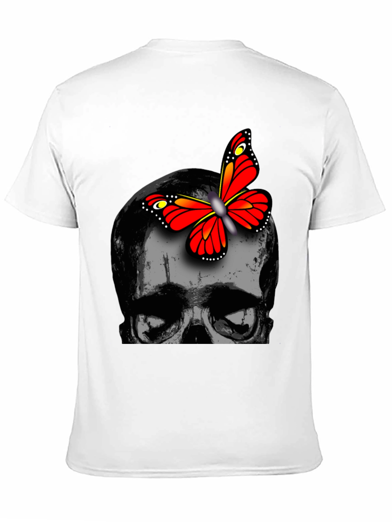 Skull & Butterfly Graphic Tee